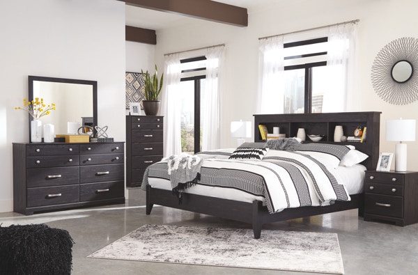 Ashley Reylow 4 Piece King Bookcase Bedroom Set B55531366956