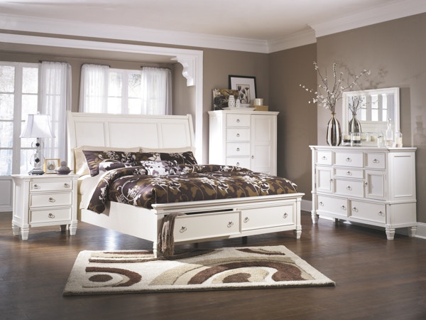 Ashley Prentice 7 Piece California King Sleigh Bedroom Set B6723136