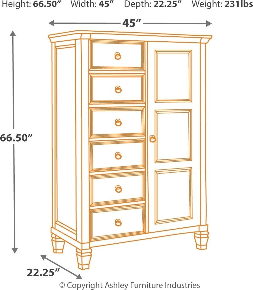Ashley Prentice 6 Piece King Sleigh Bedroom Set B672313648787699