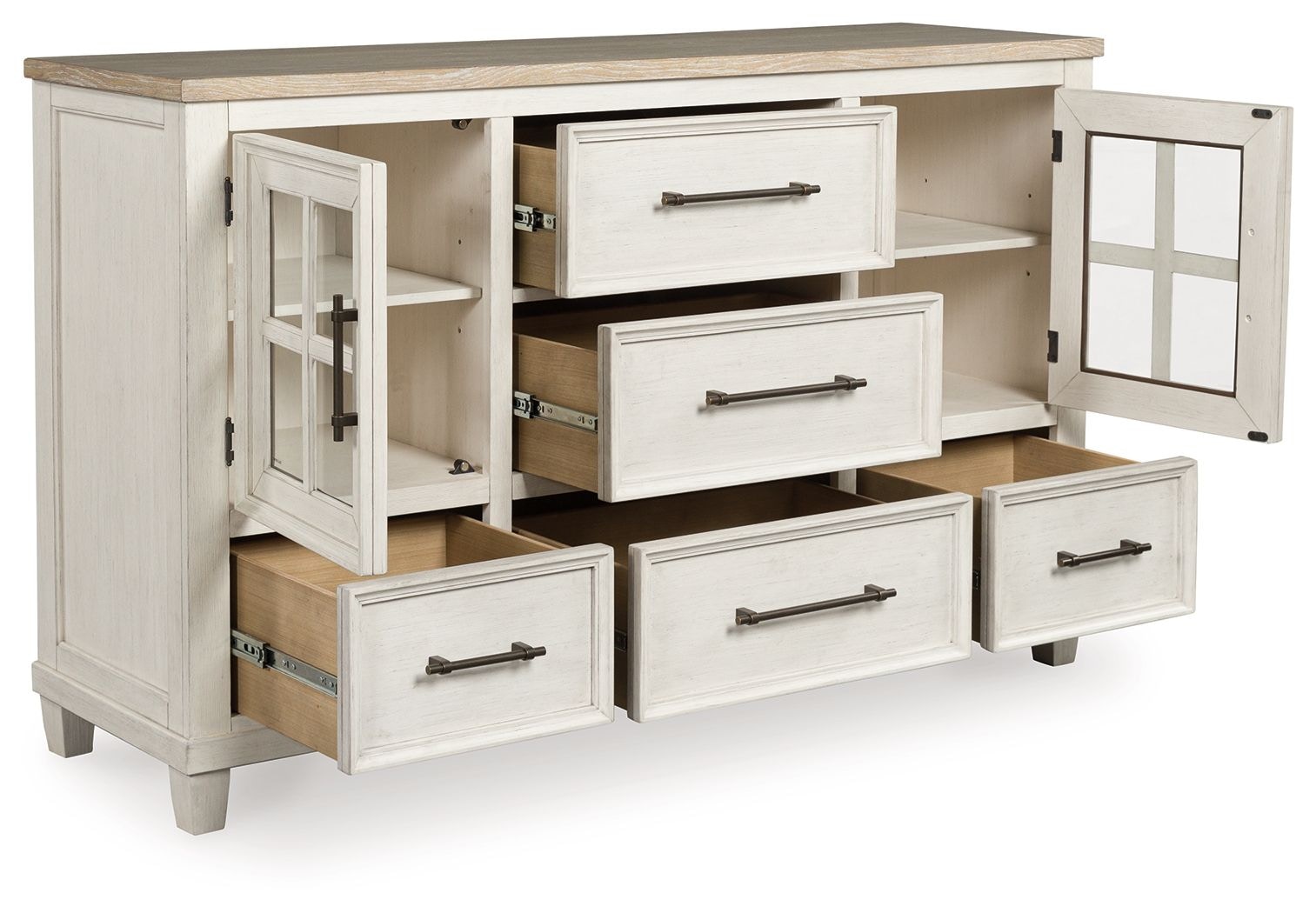 ホワイトリリー　AS 30 Ashley Shaybrock Dresser B683-31 - Portland, OR | Key Home Furnishings