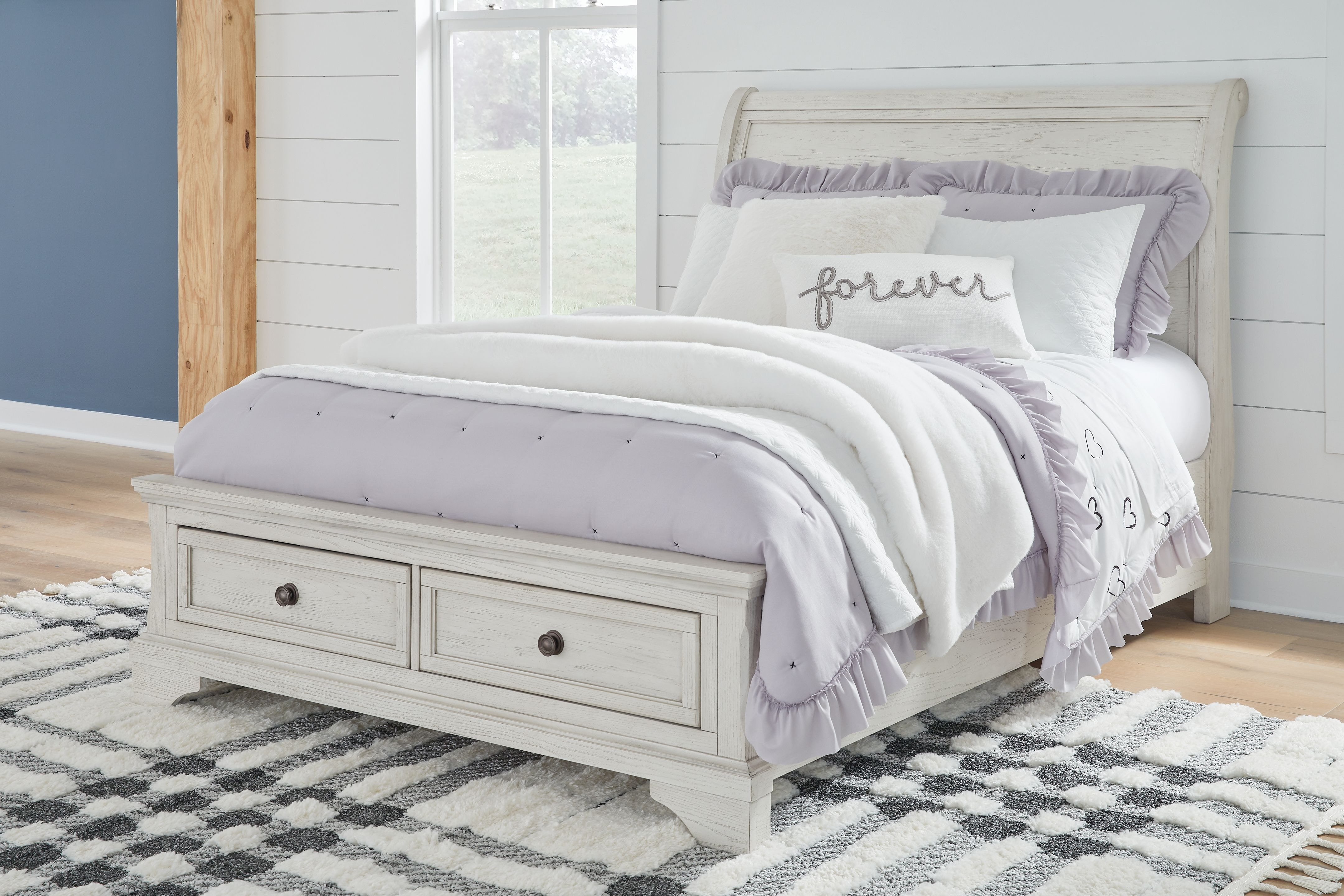 Ashley Robbinsdale Full Sleigh Storage Bed B742-87-84S-183 - Portland ...