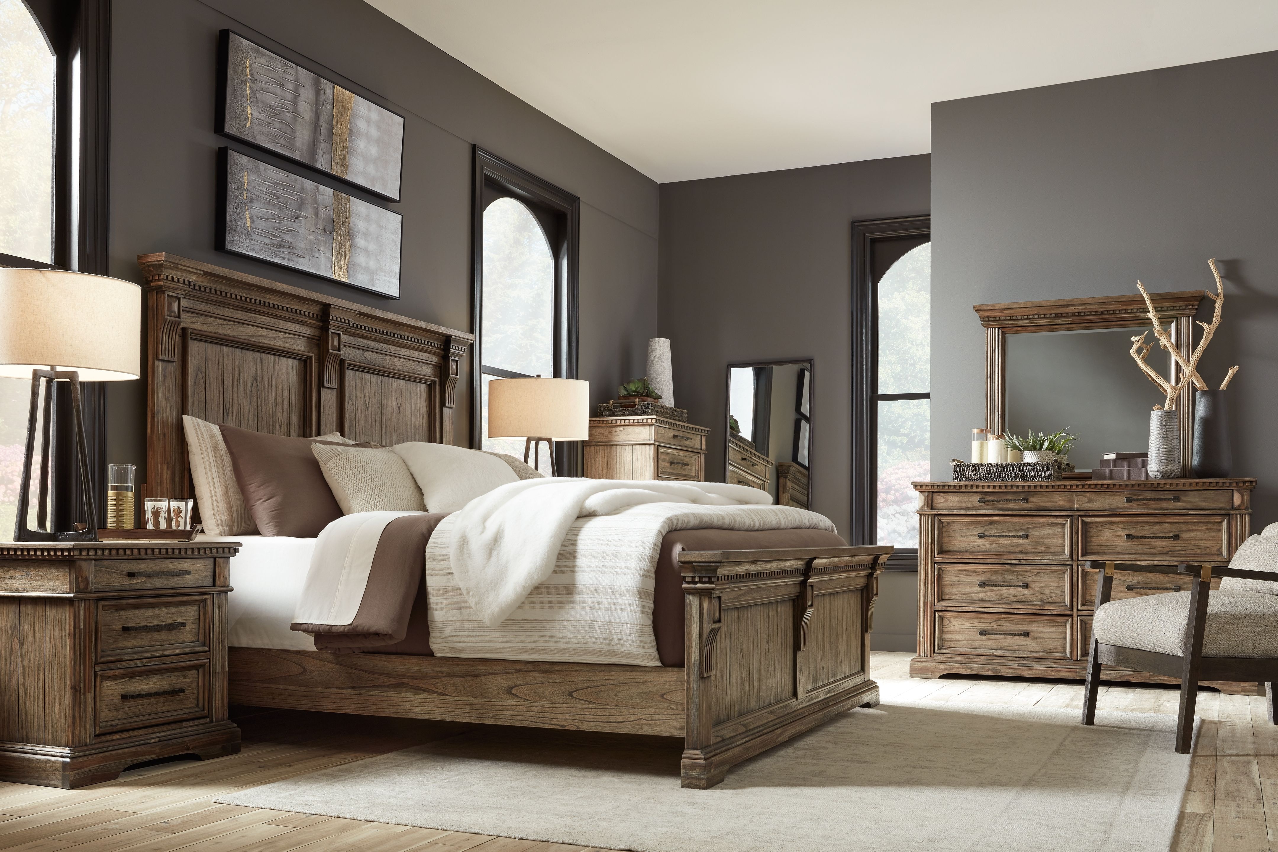 Ashley furniture online bedroom sets rustic