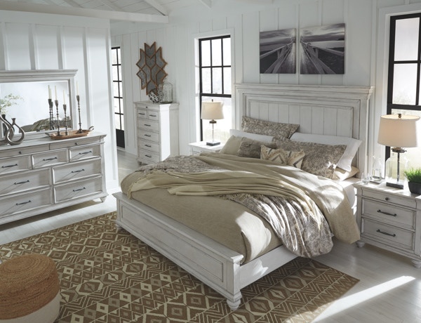 Ashley Kanwyn 6 Piece Queen Panel Bedroom Set B777-31-36-46-57-54