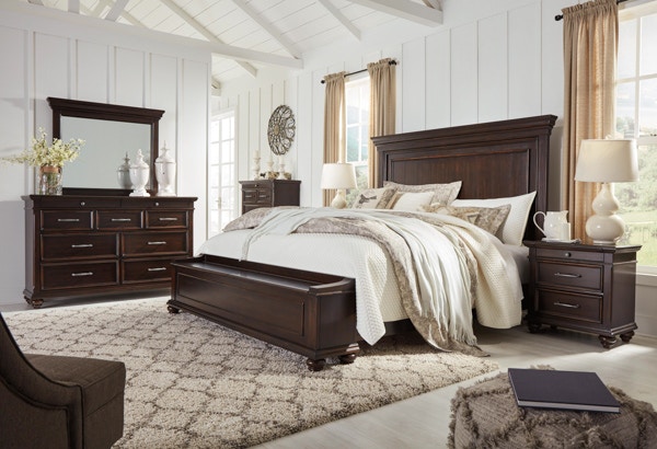 Ashley Brynhurst California King Upholstered Bed With Storage B788-158 ...