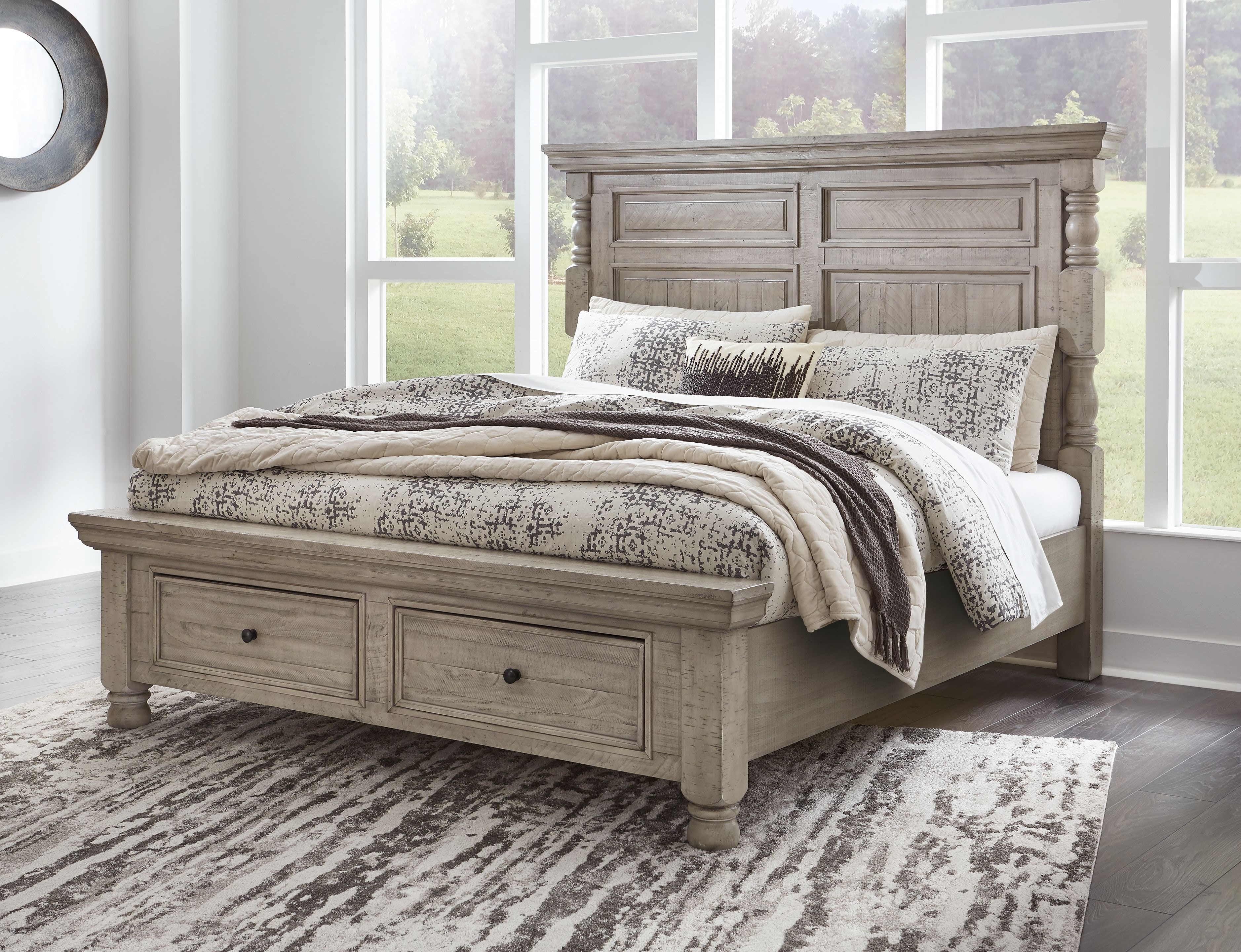 Ashley Harrastone Queen Panel Storage Bed B816-71-50S-98