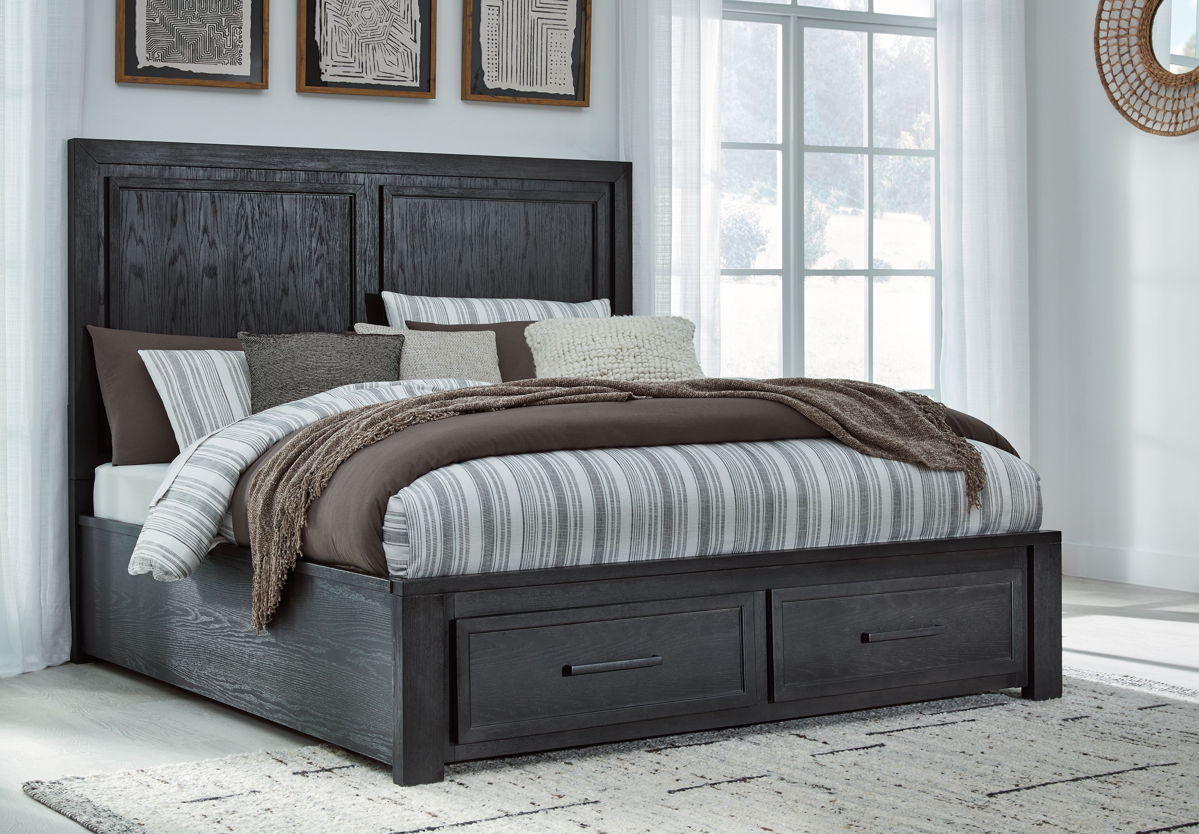 Cal king bed frame ashley deals furniture