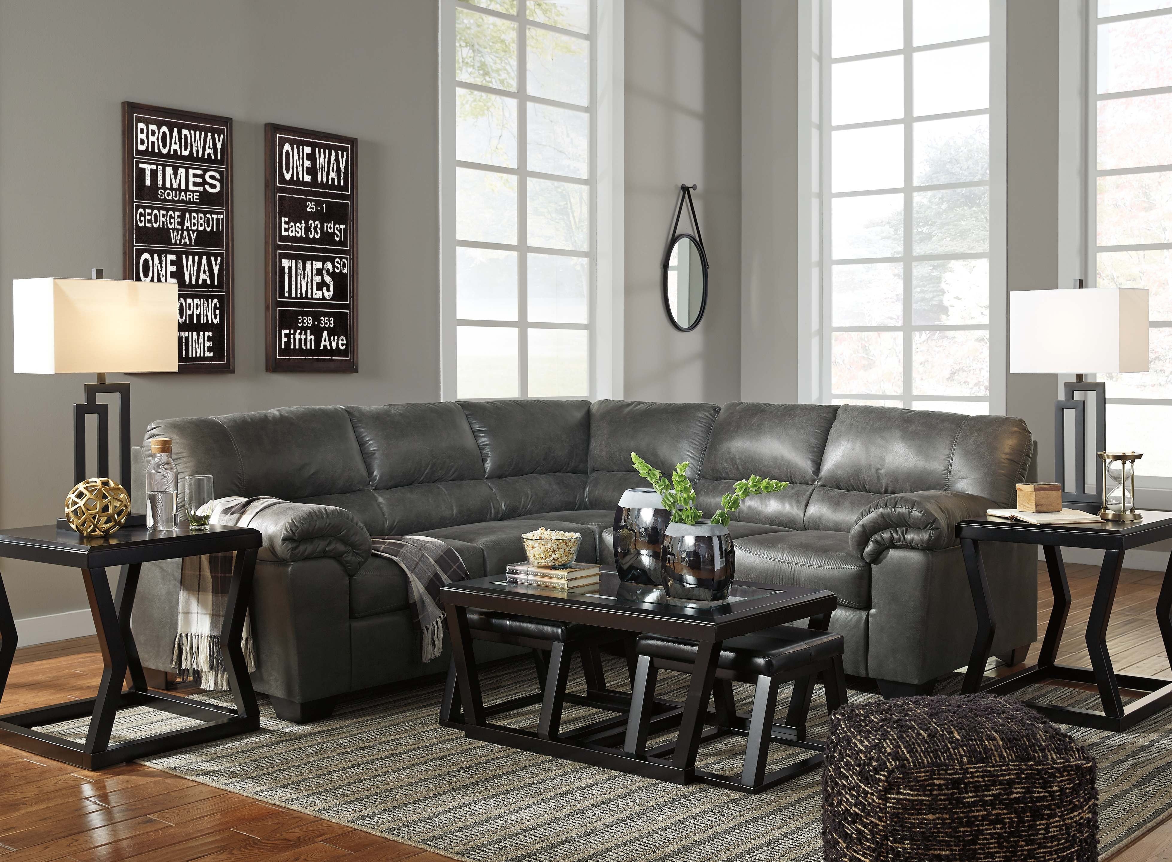 Ashley Bladen Sectional and Table Set 12021 66 56 T592 1 3 2 Portland OR Key Home Furnishings