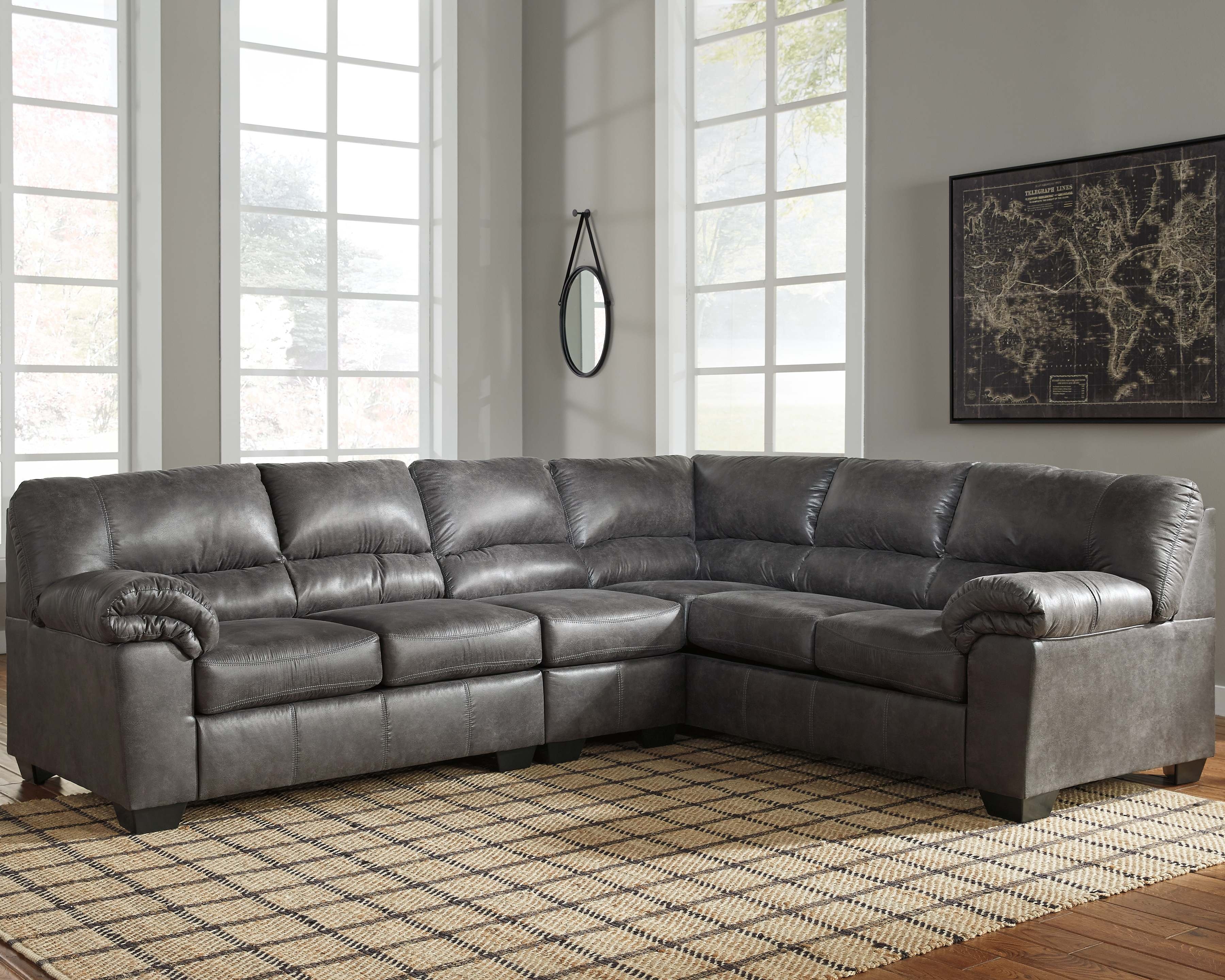 Ashley bladen clearance sofa slate