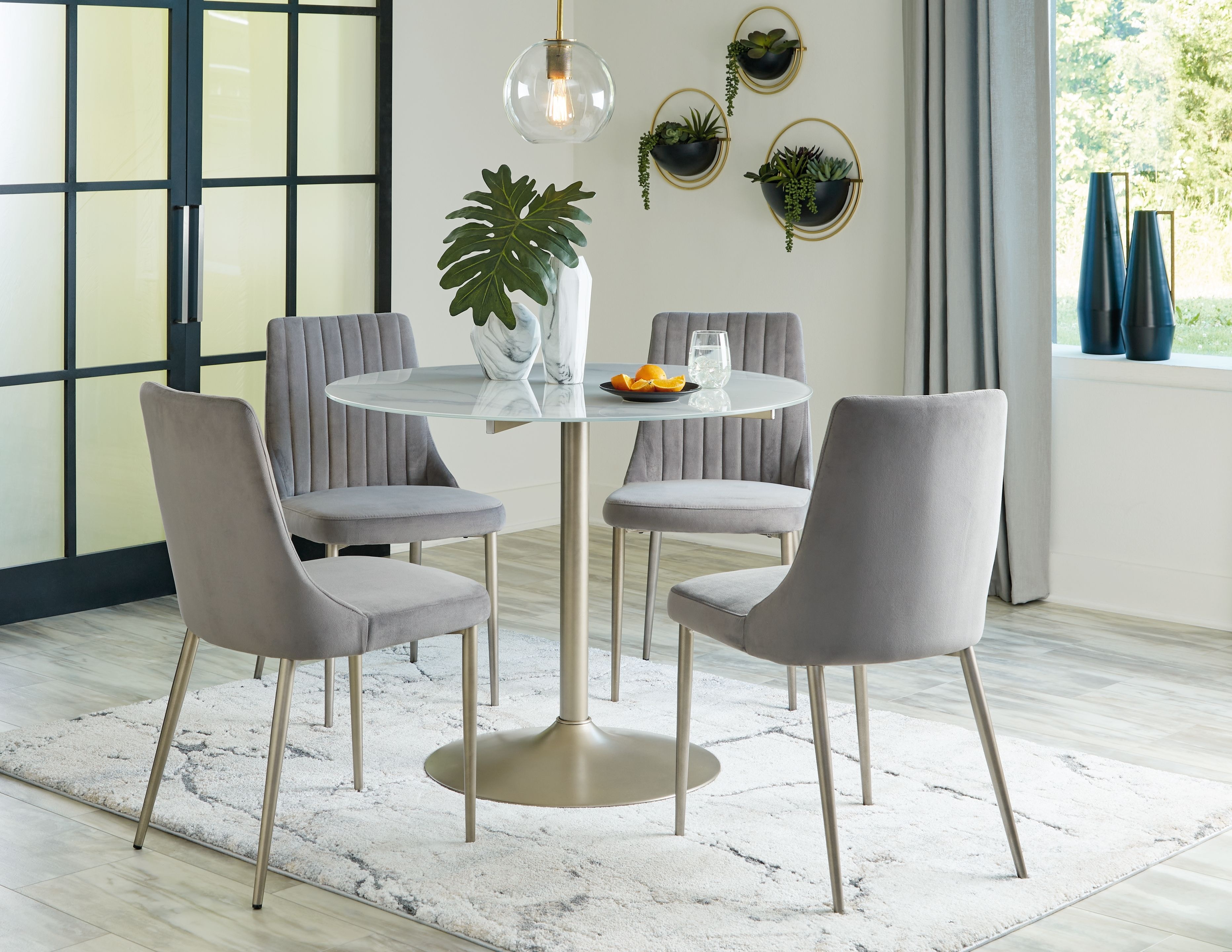 Ashley dining best sale table set sale