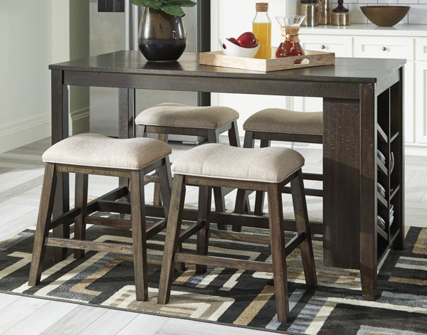 Ashley furniture console table with online stools