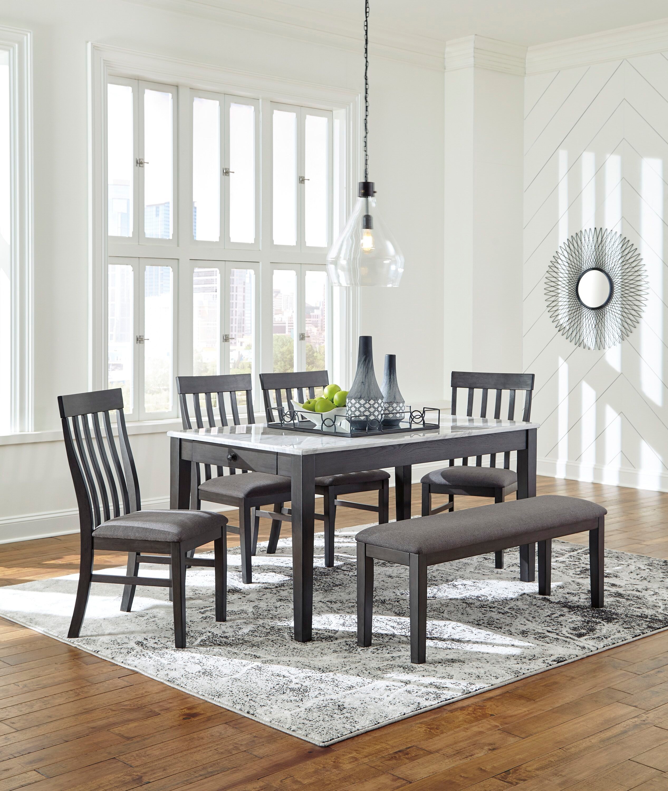 Ashley Luvoni 6 Piece Dining Set D464 25 01 4 00 Portland OR