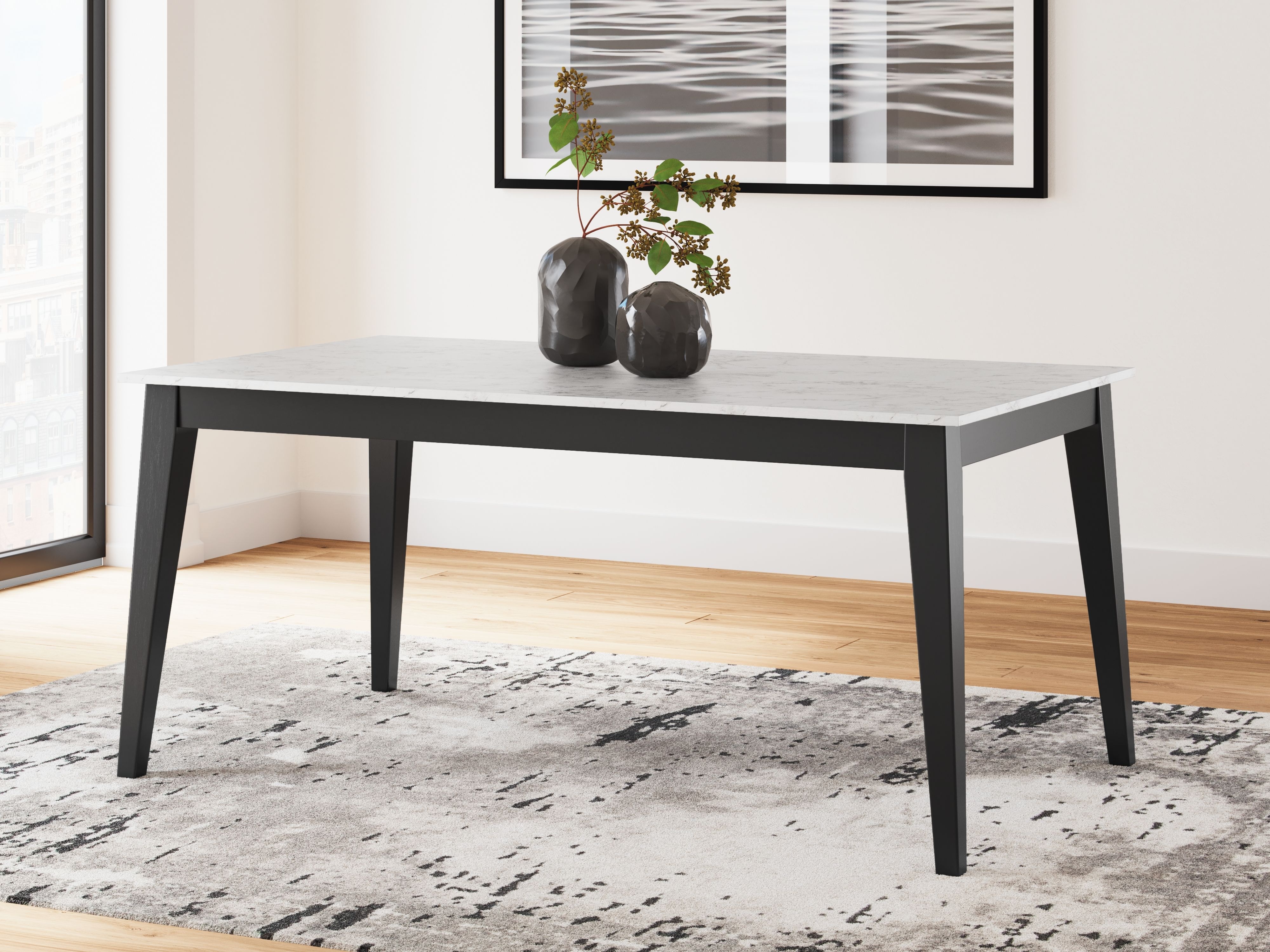 Ashley Jettaya 7 Piece Rectangular Dining Room Table Set D494-25