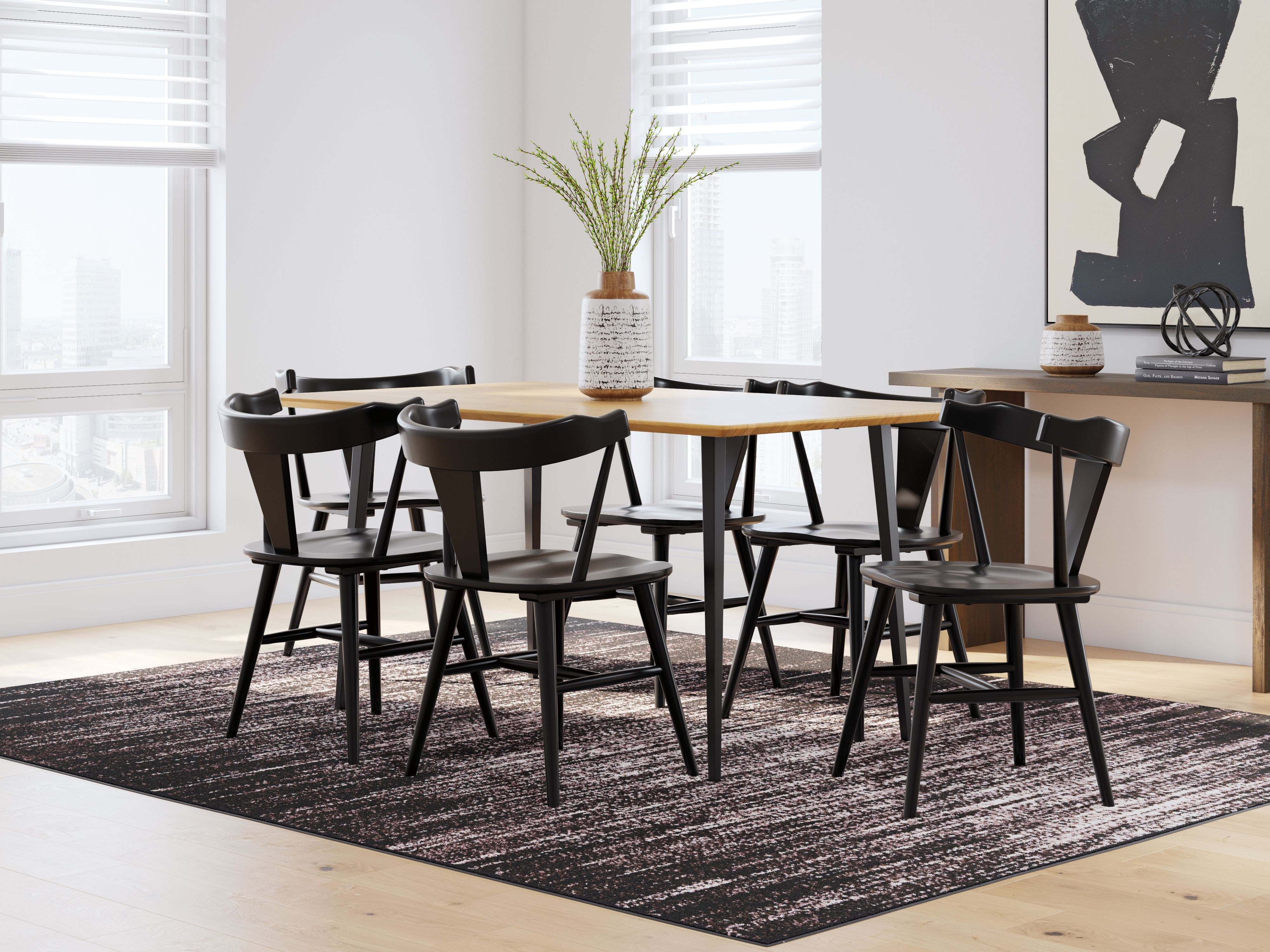 Ashley 7 Piece Dining Room Table Set D501-25-02-3