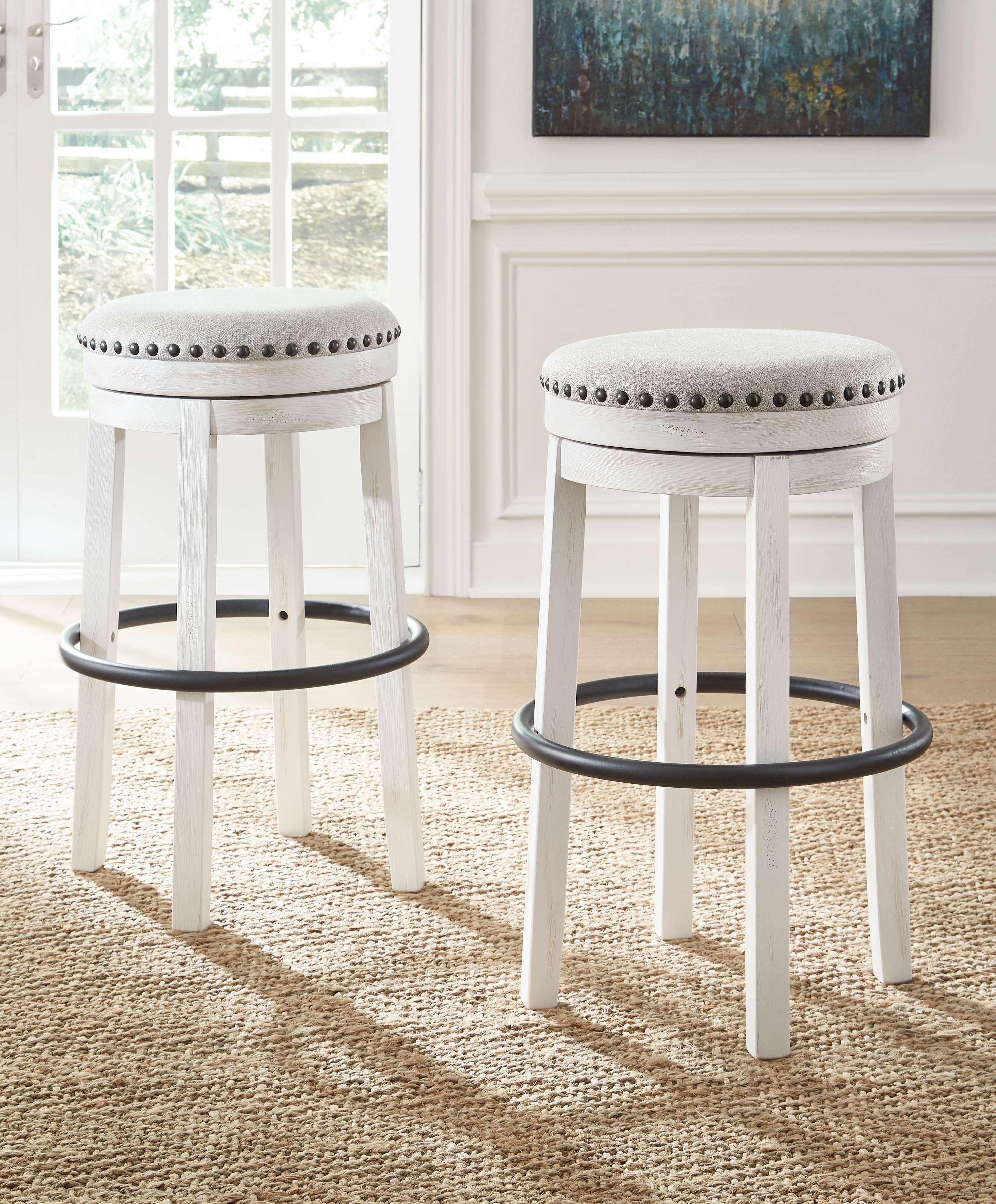 Ashley Valebeck Tall UPH Swivel Stool (QTY 2) D546330 Portland, OR Key Home Furnishings