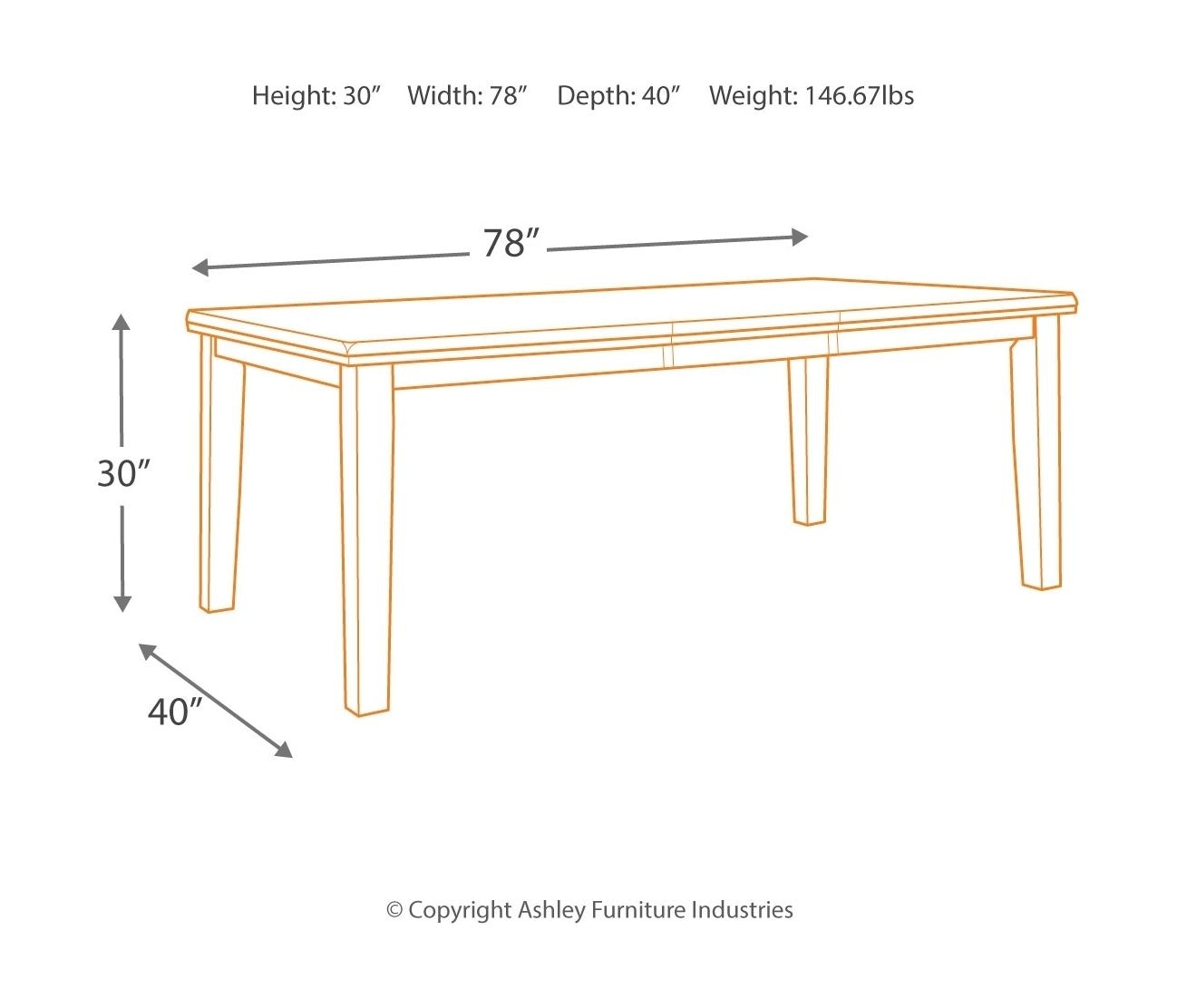 Ashley Flaybern 5 Piece Dining Set D59535014 Portland, OR Key