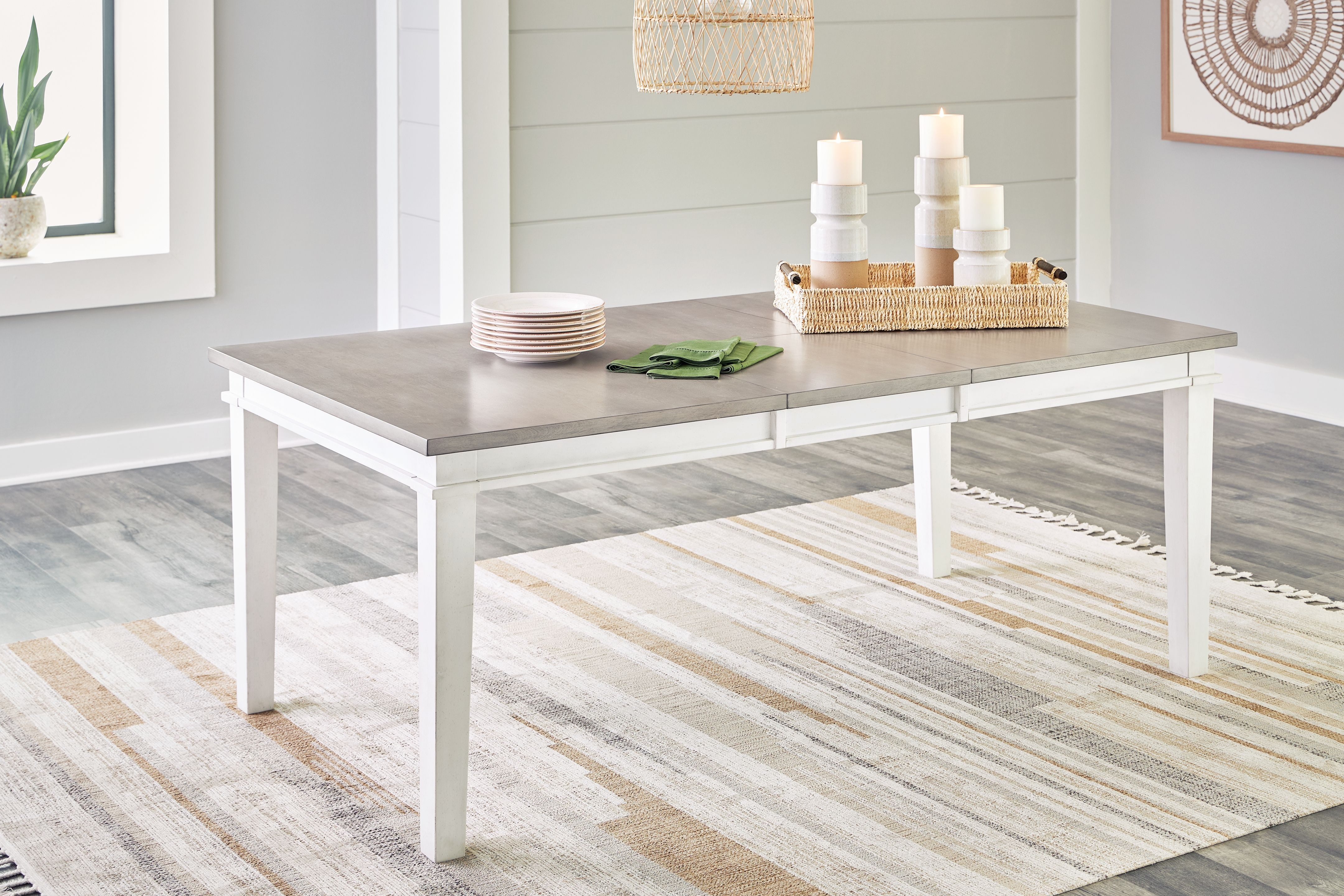 Ashley Nollicott 7 Piece Butterfly Extension Table Set D597-35-01