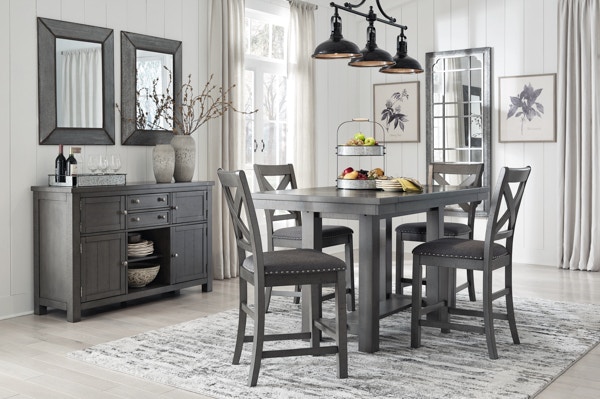 Ashley 6 deals piece dining set