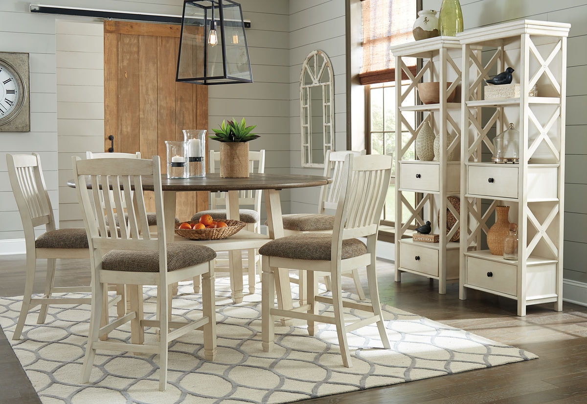 9 pc round store dining set