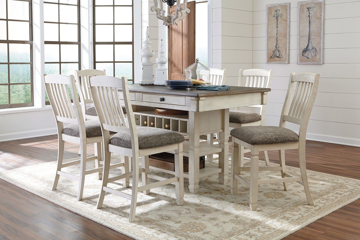 Ashley Bolanburg 7 Piece Dining Set D647 32 124 6 Portland OR