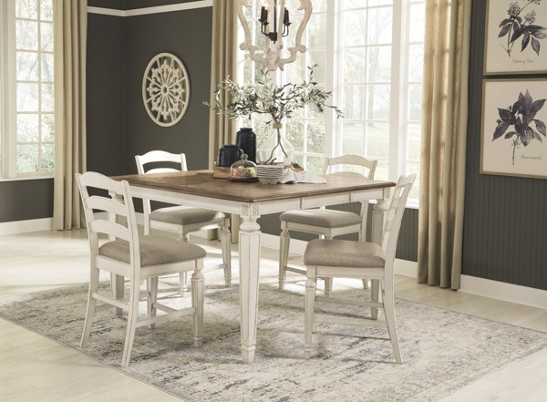 Realyn extension deals dining table