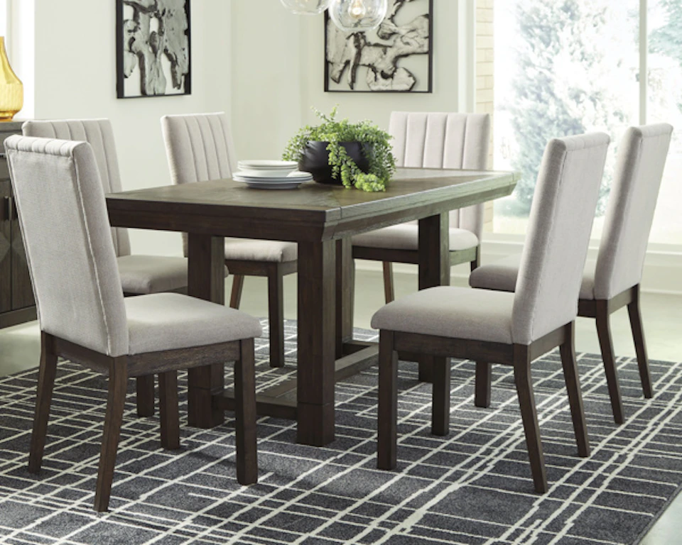 Ashley Dellbeck Rectangular Dining Room Extension Table D748-45 ...