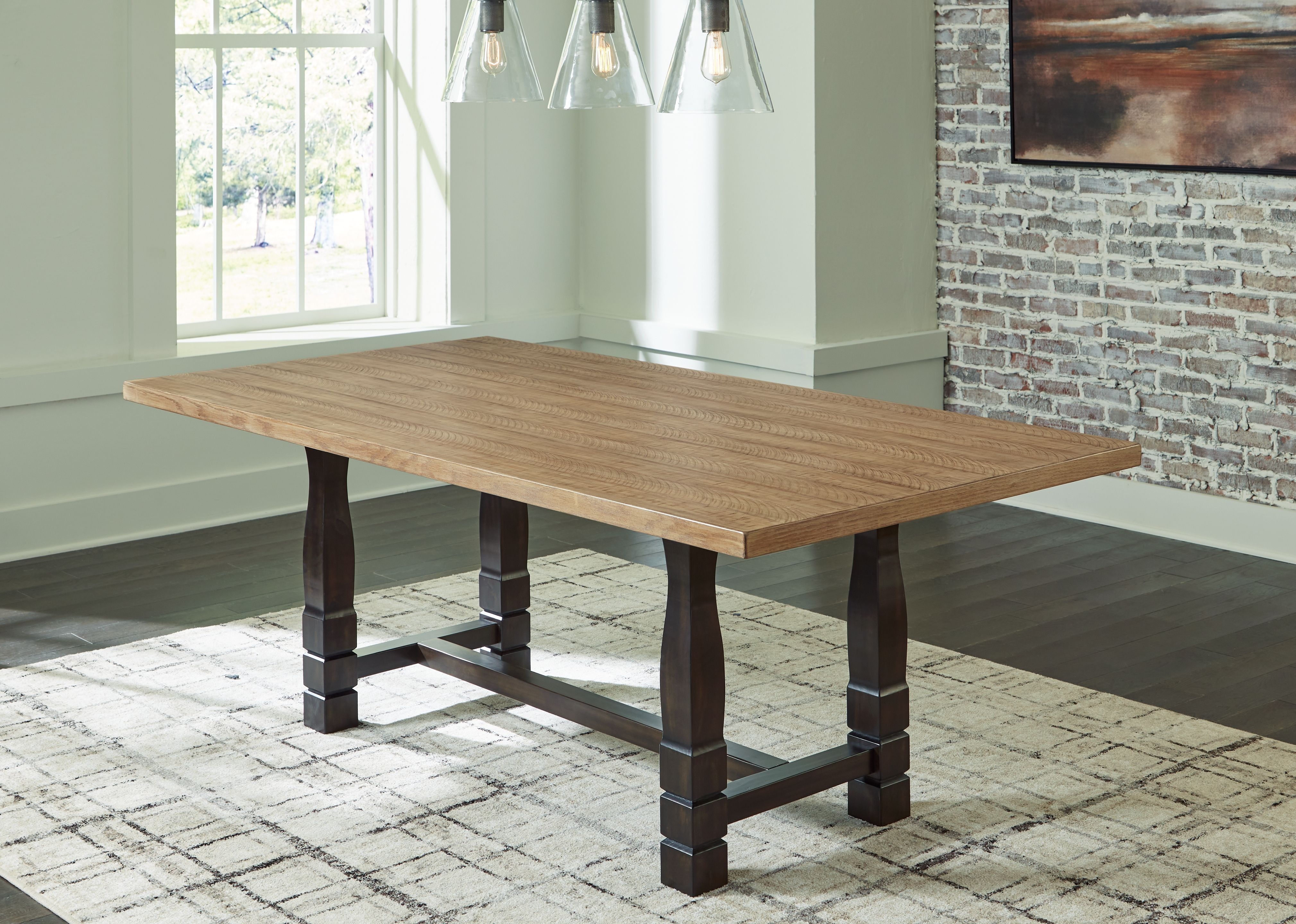 Ashley Charterton 5 Piece Rectangular Dining Table Set D753-25-01