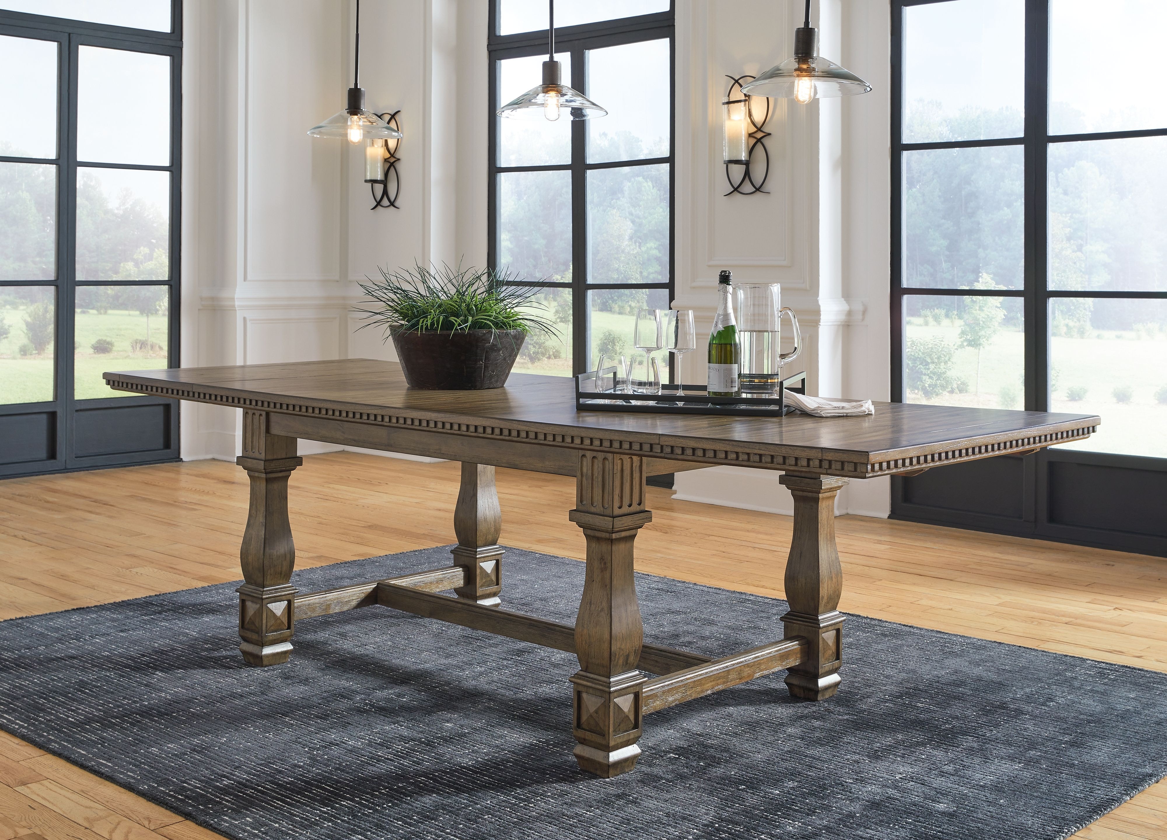 Ashley Markenburg 8 Piece Dining Room Extension Table Set D770-45