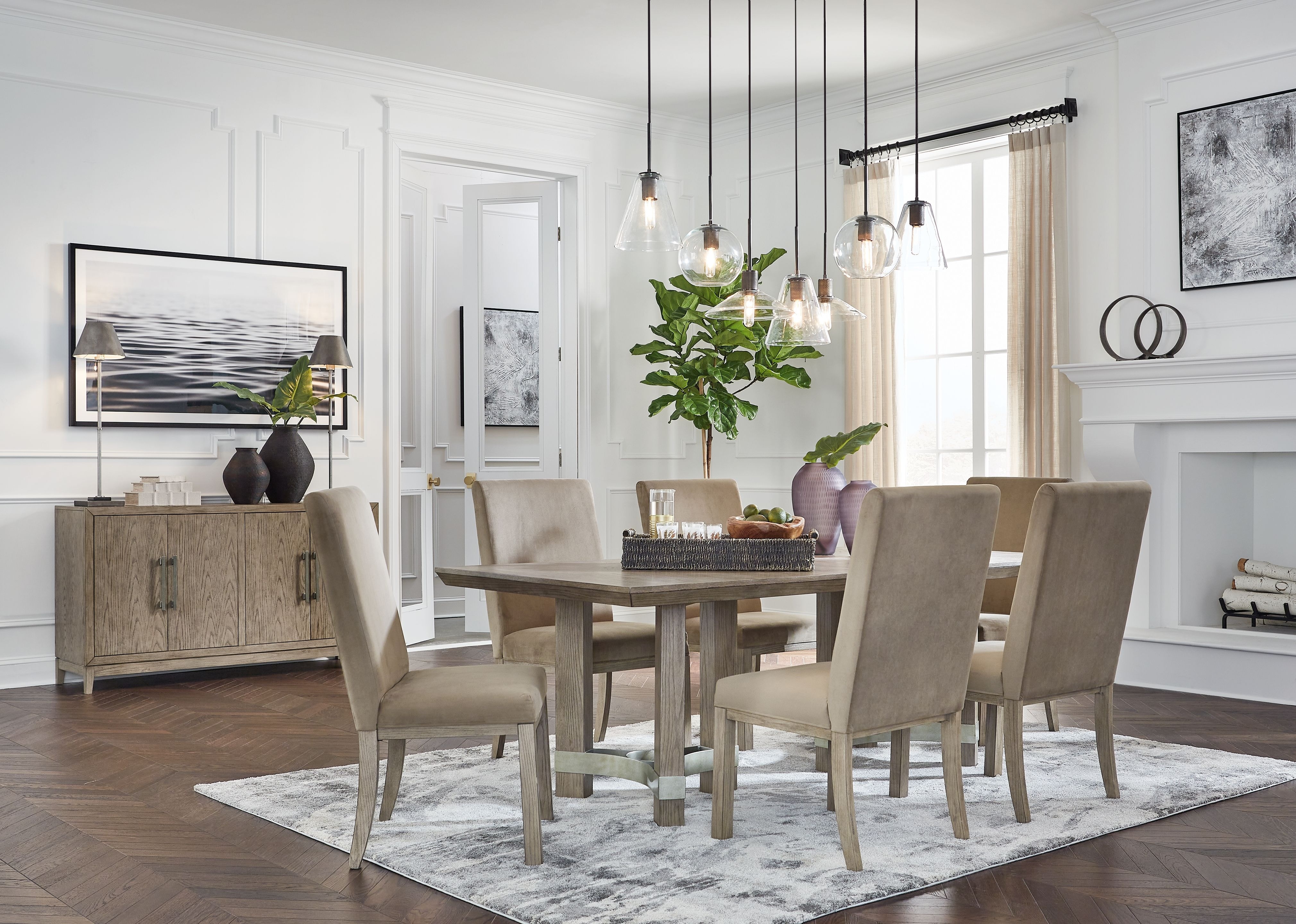 Rectangle dining table online for 6