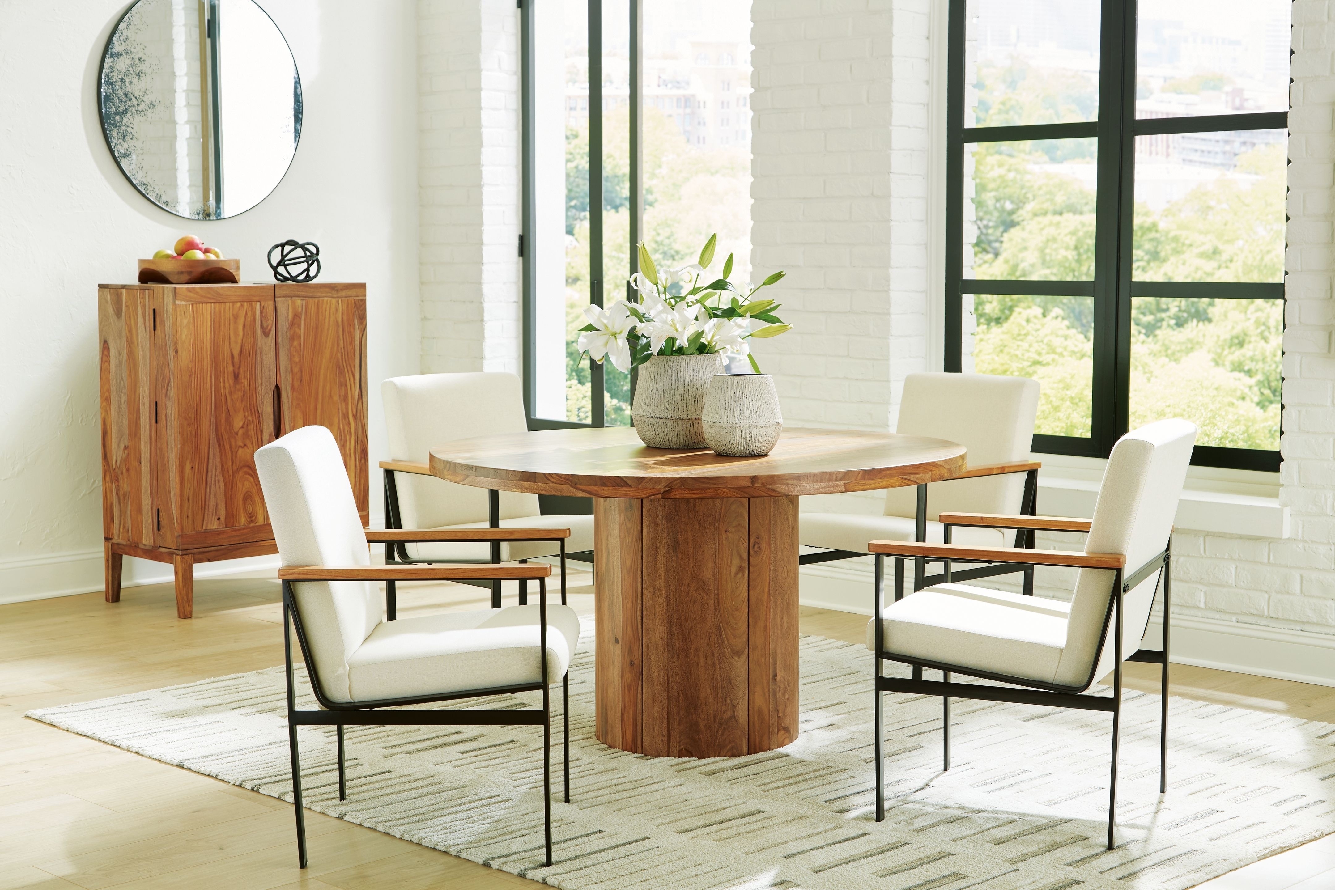 Ashley furniture 6 piece dining set sale