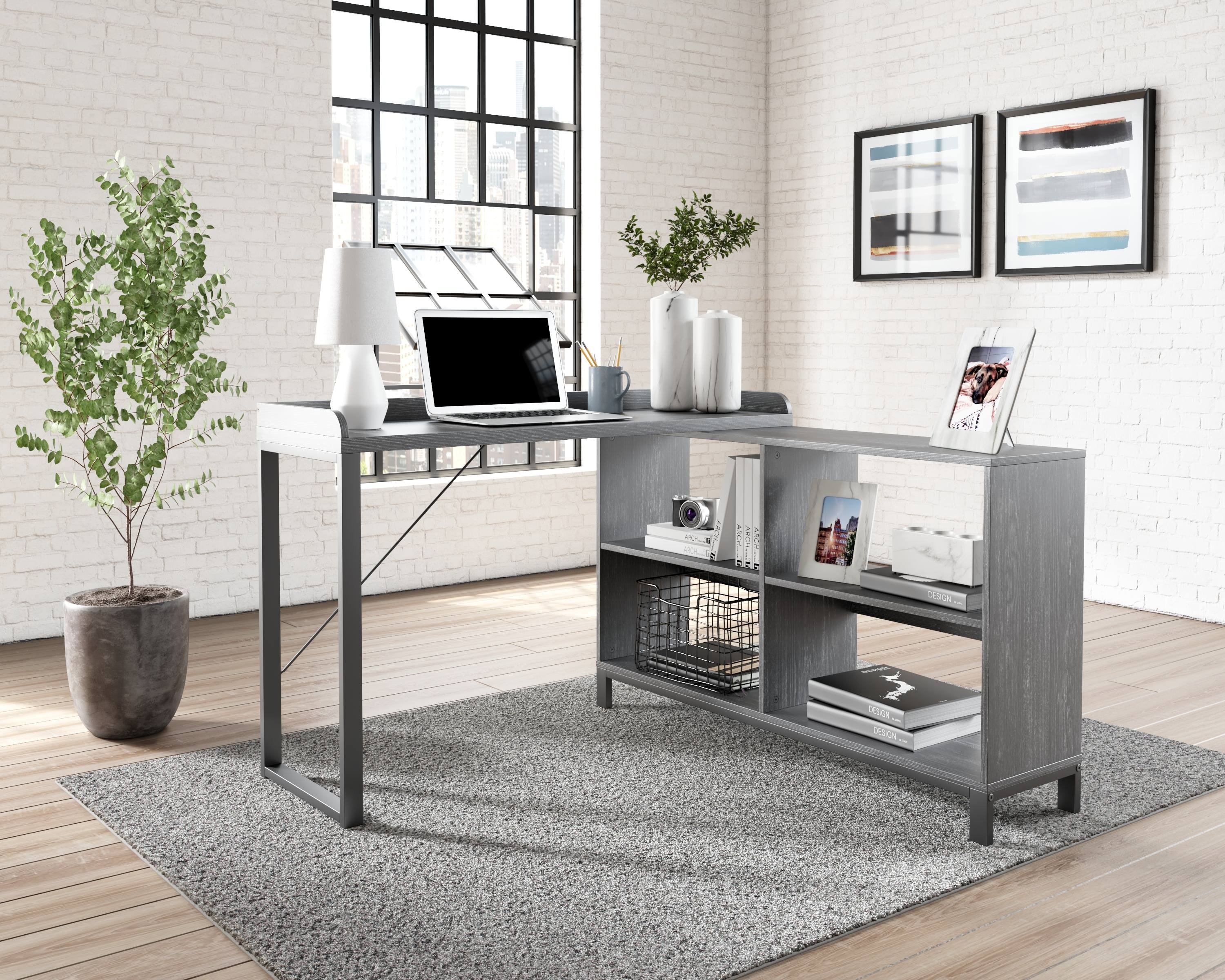 Ashley Yarlow L-Desk H215-24 - Portland, OR | Key Home Furnishings