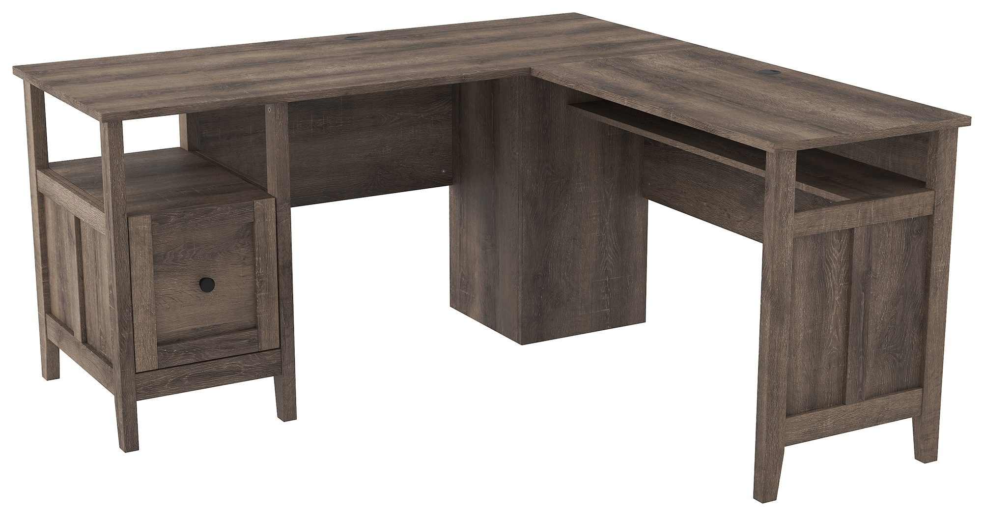 coaster 800518 home furnishings office desk weathered grey