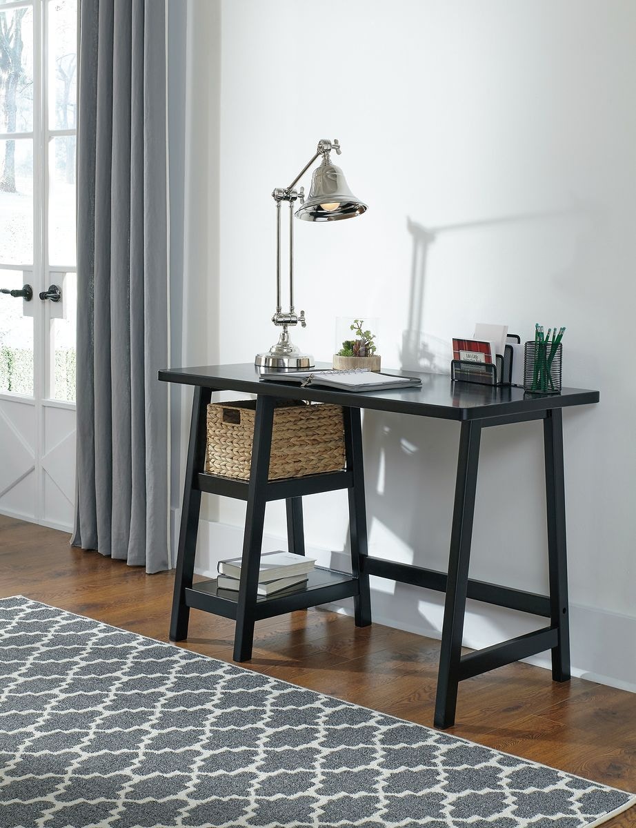 Ashley mirimyn black small online home office desk