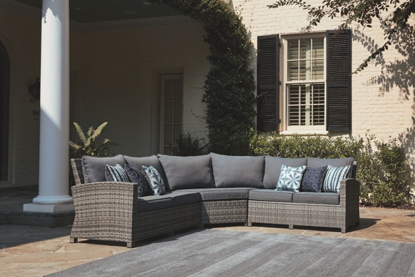 Ashley Salem Beach 3 Piece Set Sectional Lounge P440854877
