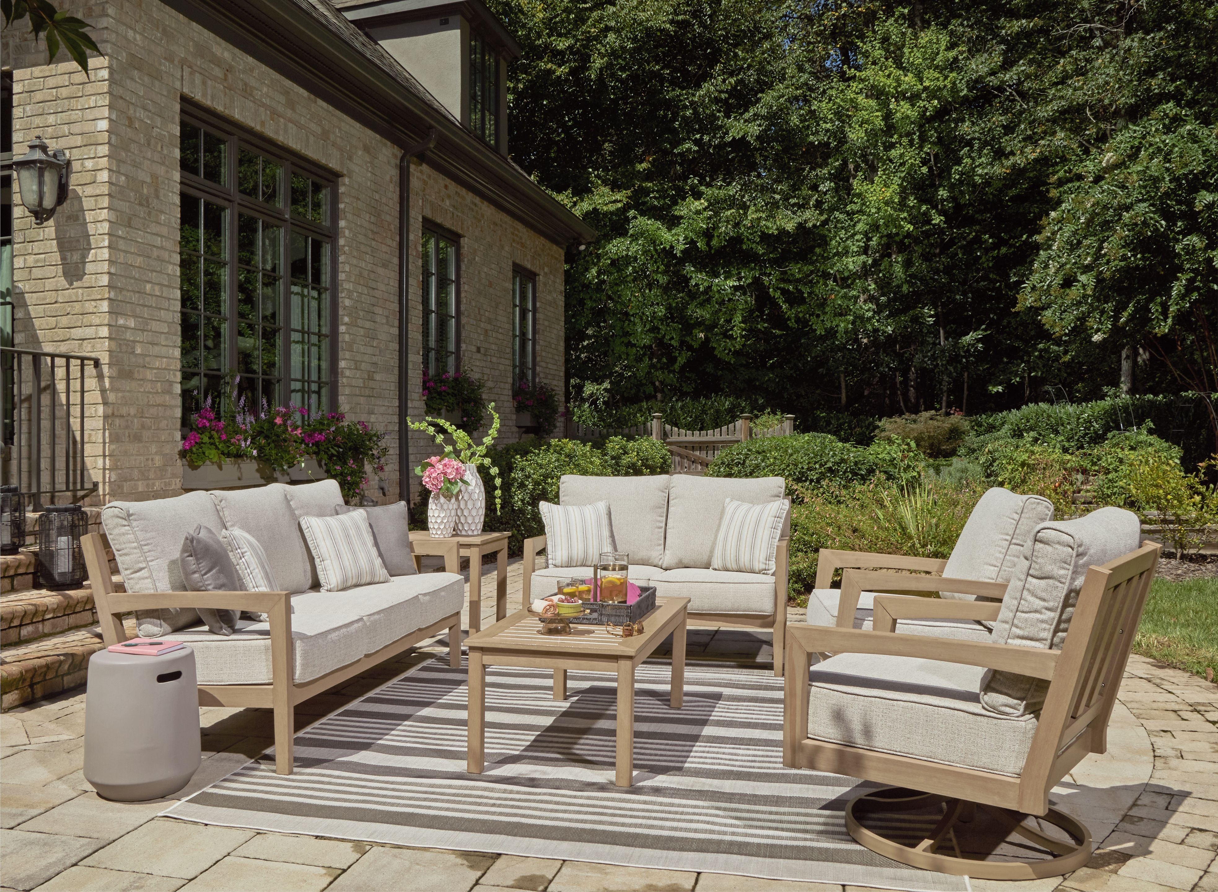 Ashley Hallow Creek 6 Piece Lounge Set P560-838-835-821-2-701-702