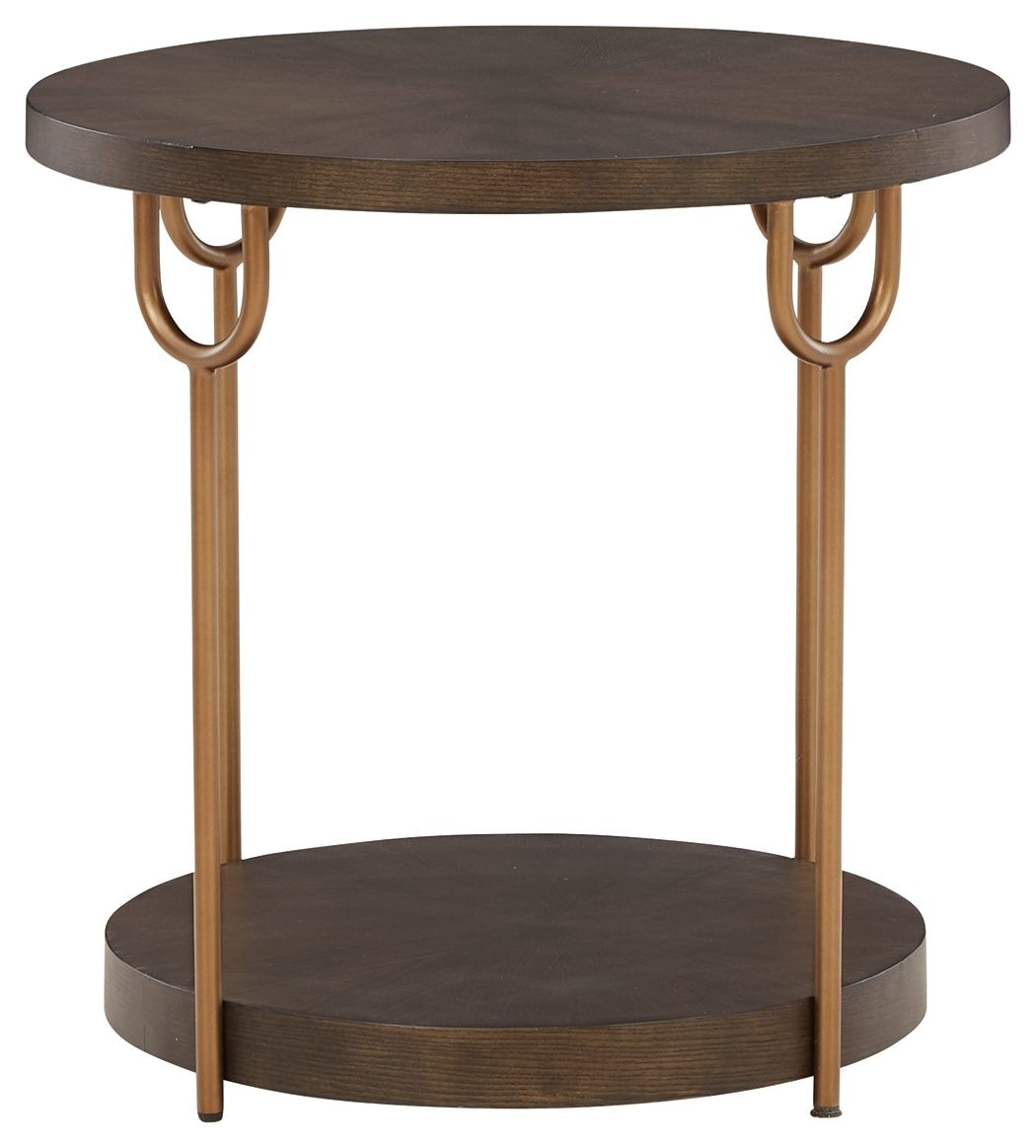 Ashley Brazburn Round End Table T1856 Portland, OR Key Home