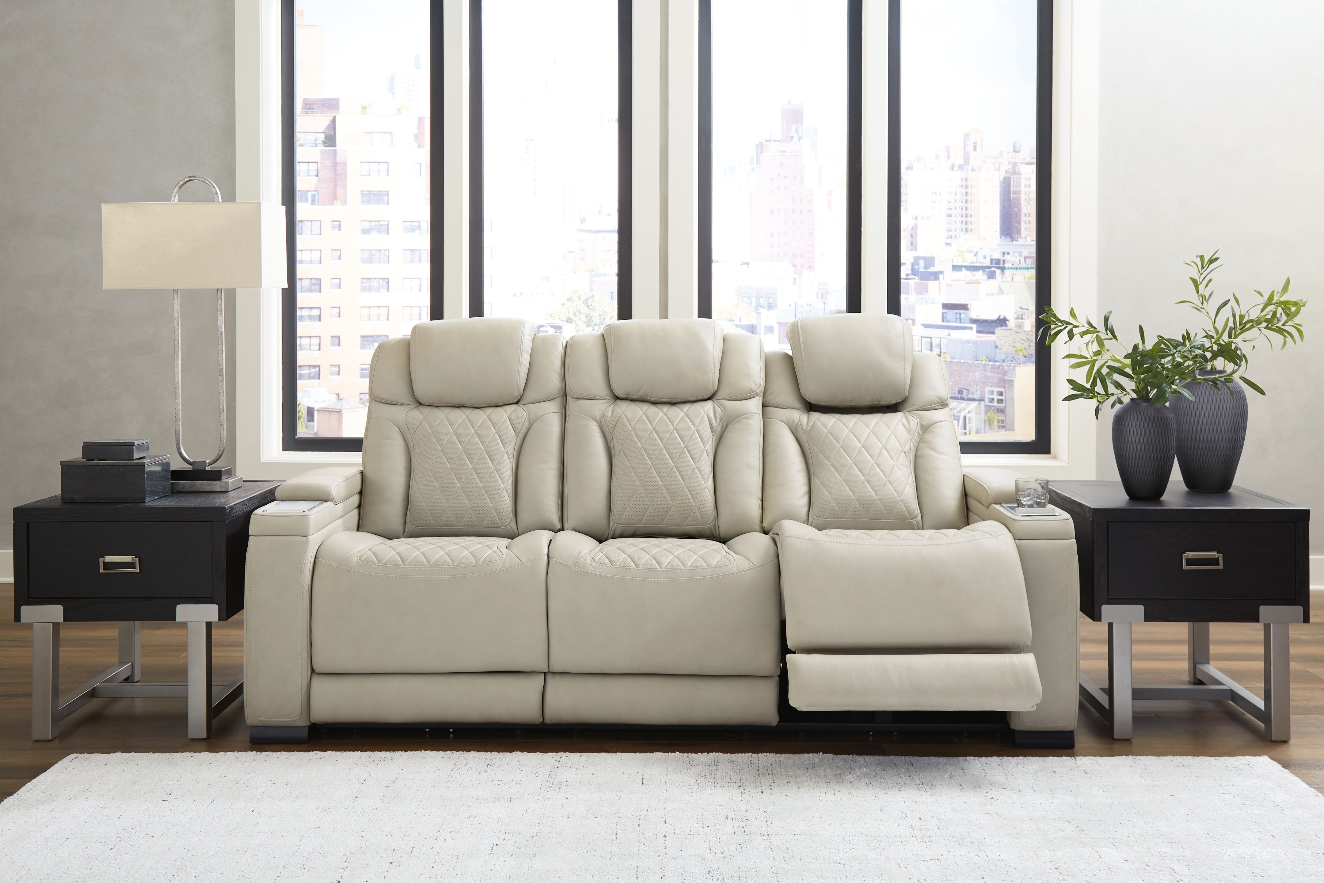 Ashley Strikefirst Power Reclining Sofa and Loveseat U12806-15-18