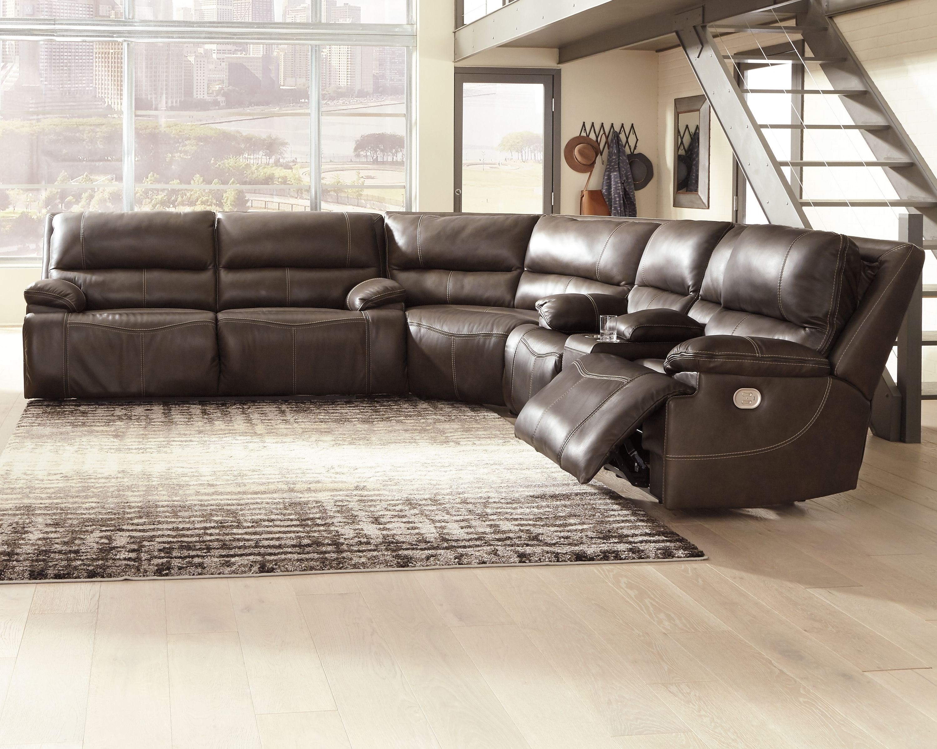 Ashley Ricmen Power Reclining Sectional U43701-47-71-18 - Portland