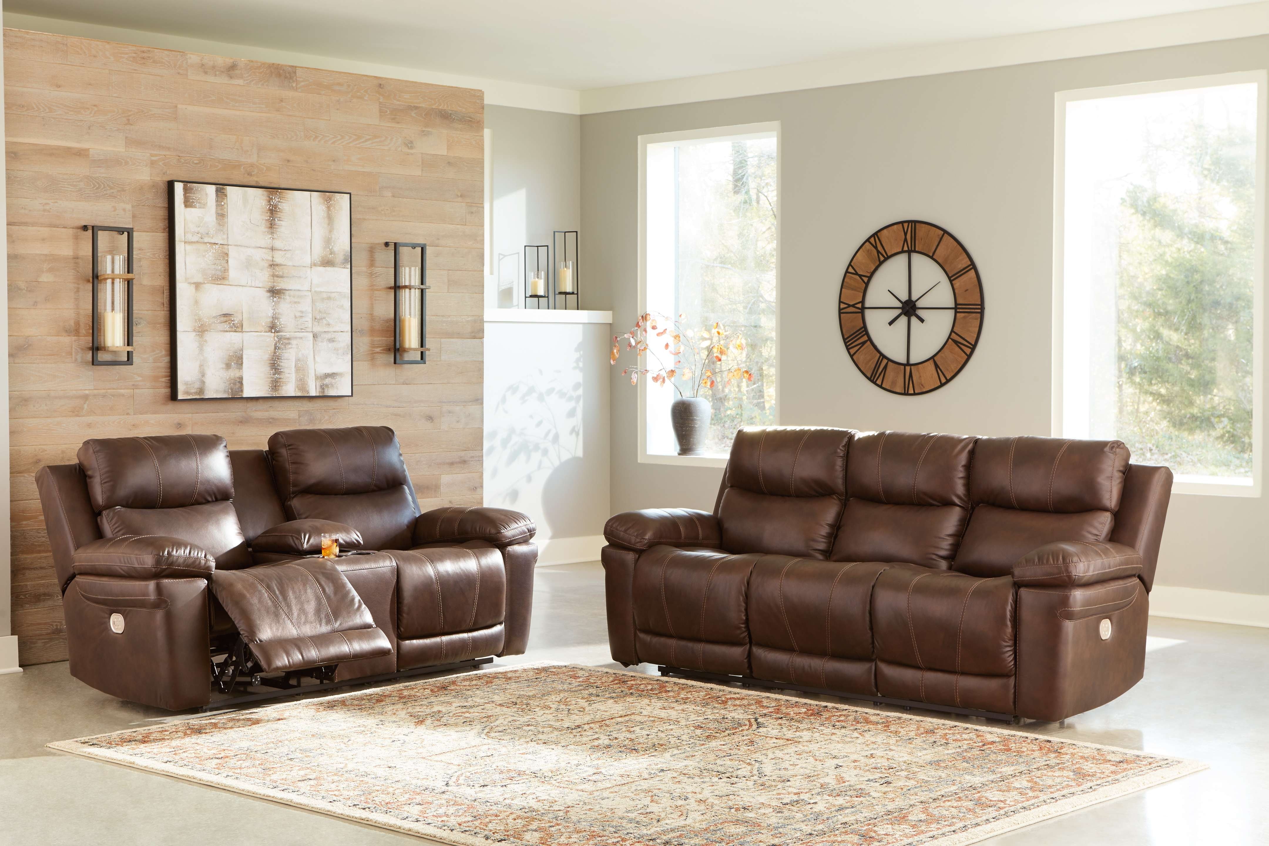 3 Piece Power Reclining Adjustable Headrest Living Room Set