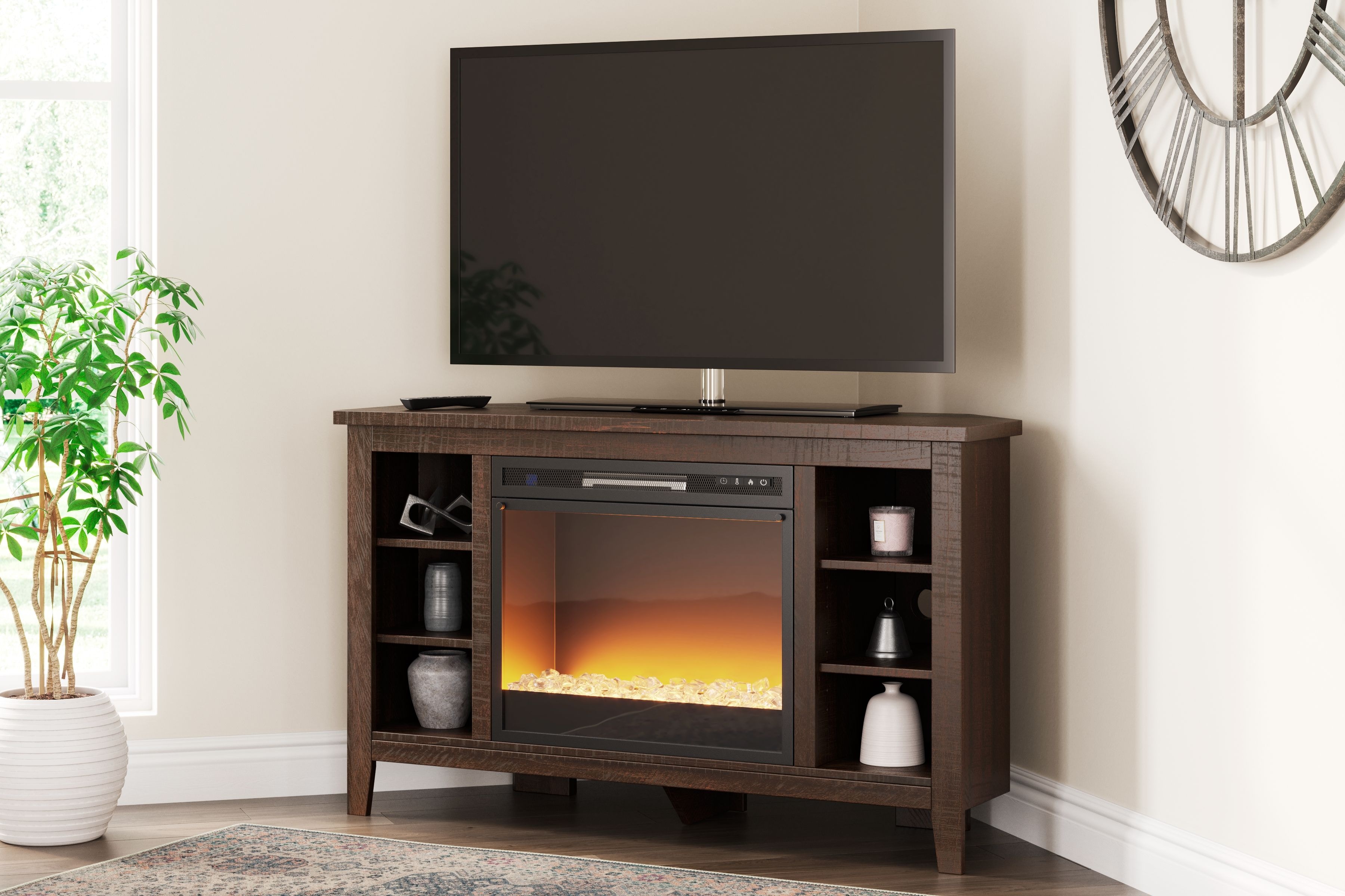 Ashley corner online tv stand