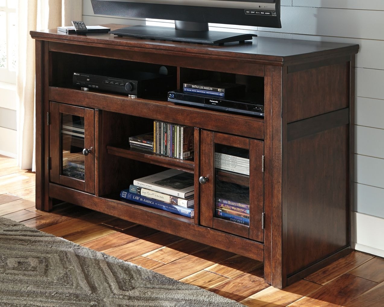 Ashley Harpan Medium TV Stand W797-28 - Portland, OR | Key Home