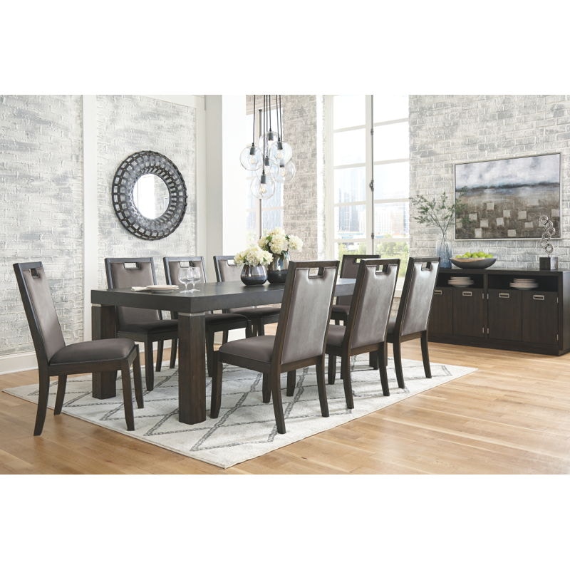 9 piece online grey dining set