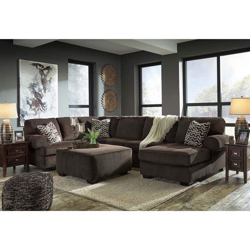 Ashley jinllingsly chocolate laf shop sectional