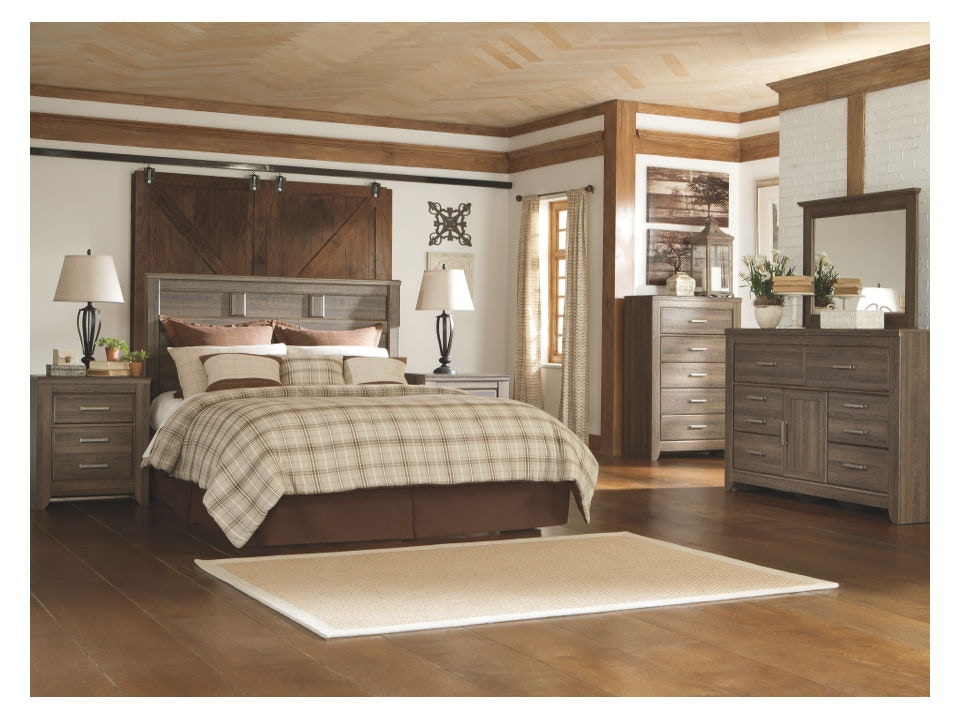 Ashley Juararo 4 Piece Queen Bed Set - Portland, OR | Key Home Furnishings