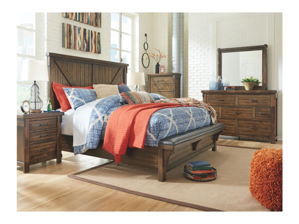 Ashley キングサイズベッド Zanbrook King Panel Bed | Ashley