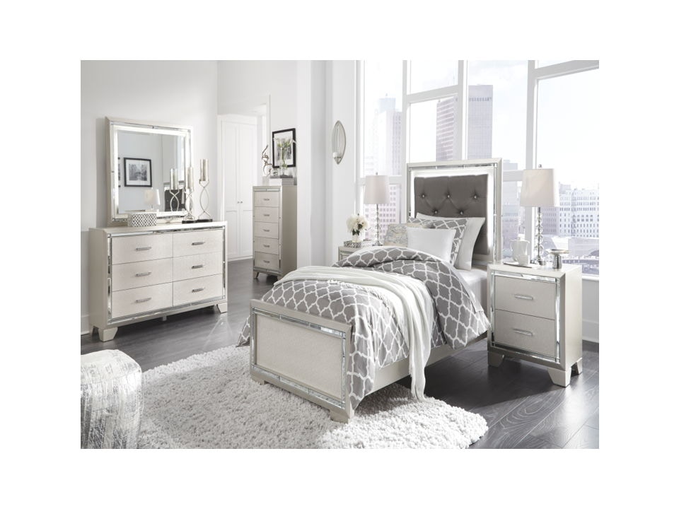 Ashley lonnix store full upholstered bed