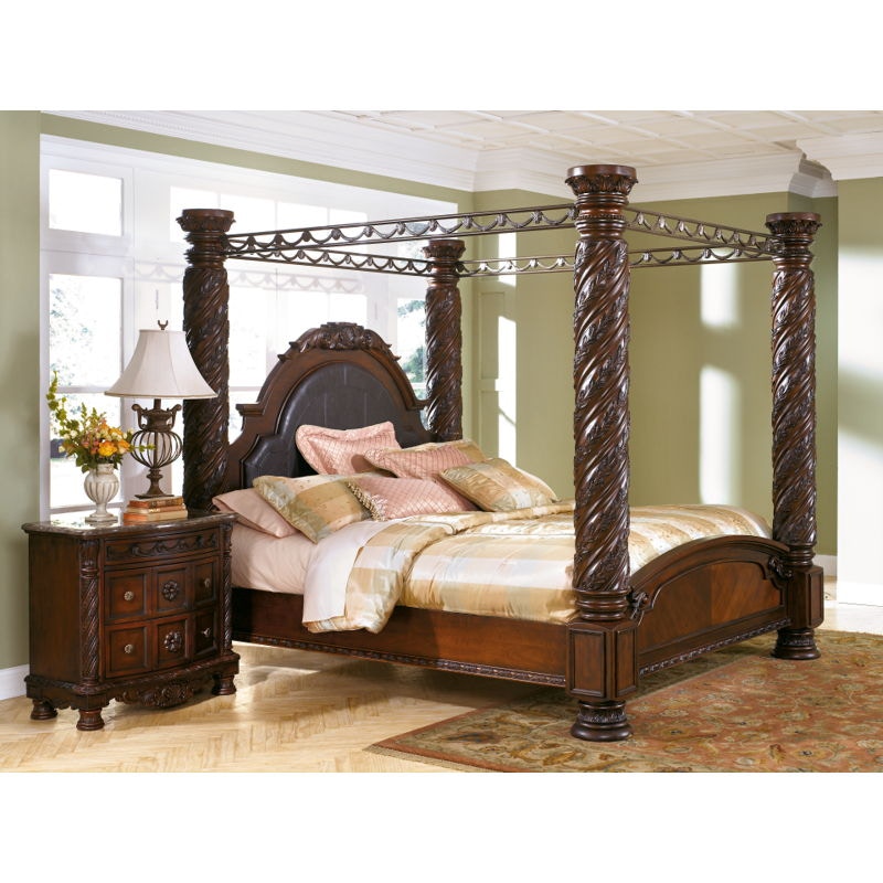 Ashley North Shore 7 Piece California King Poster Bed Set B553-131