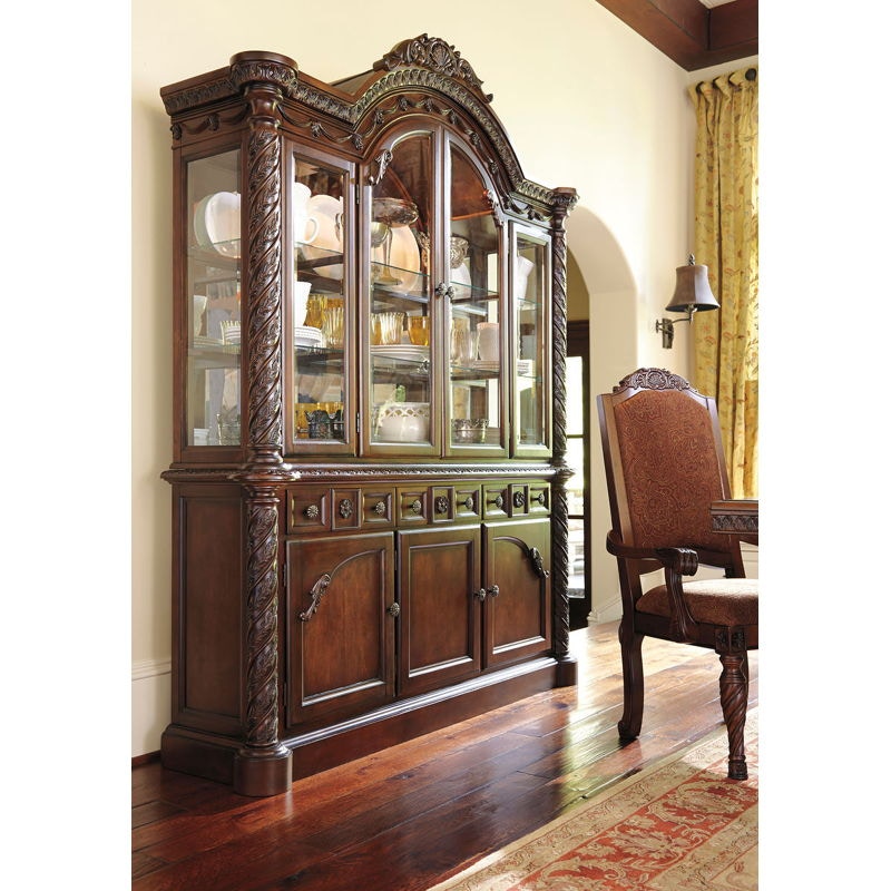 Ashley north store shore china cabinet