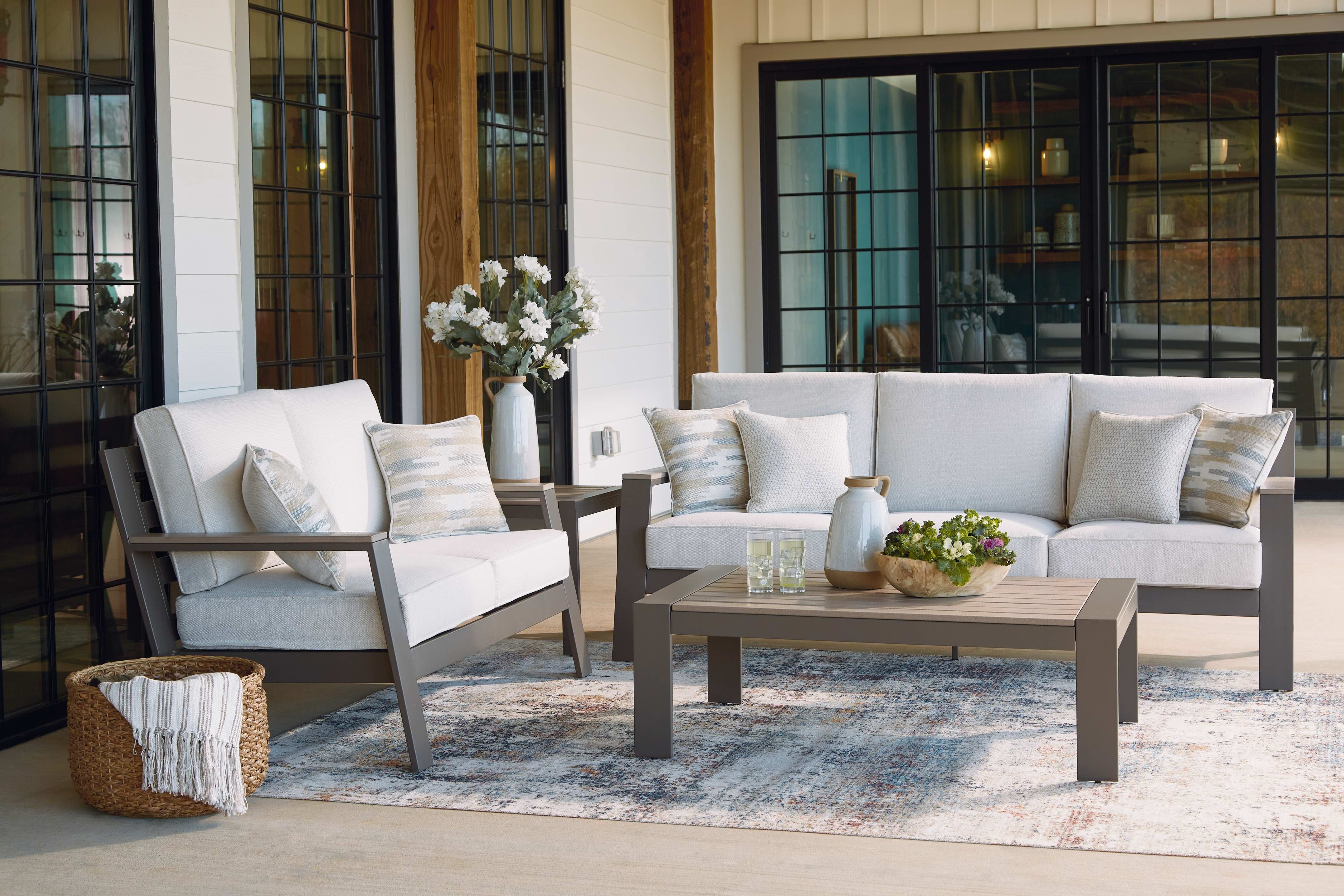 Ashley Tropicava 4 Piece Lounge Set P514-838-835-701-702