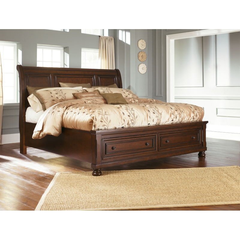 Cal king deals sleigh bed frame