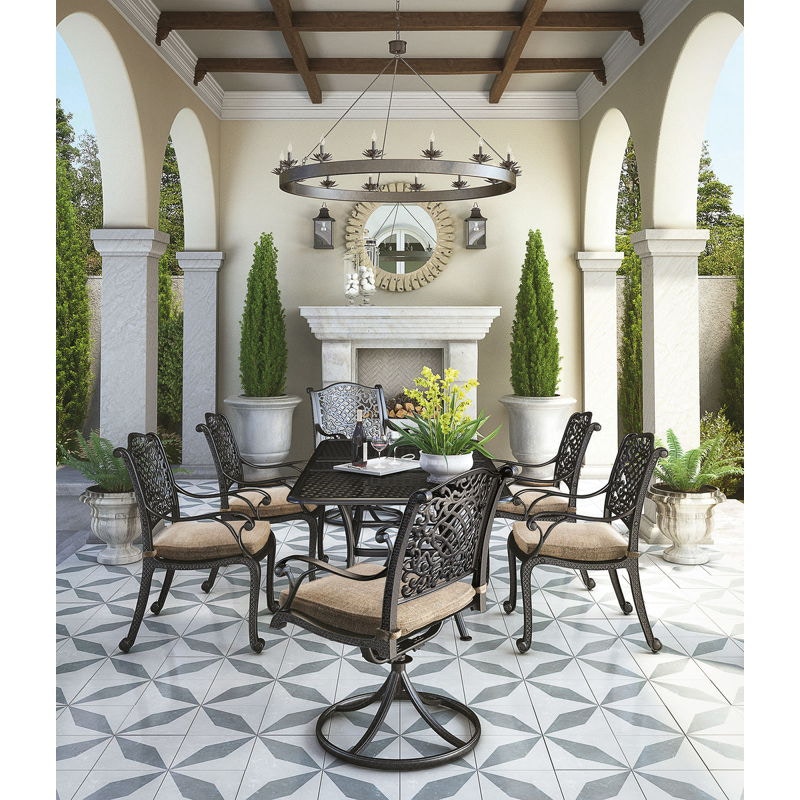 Ashley Rose View 7 Piece Brown Dining Set - Portland, OR | Key